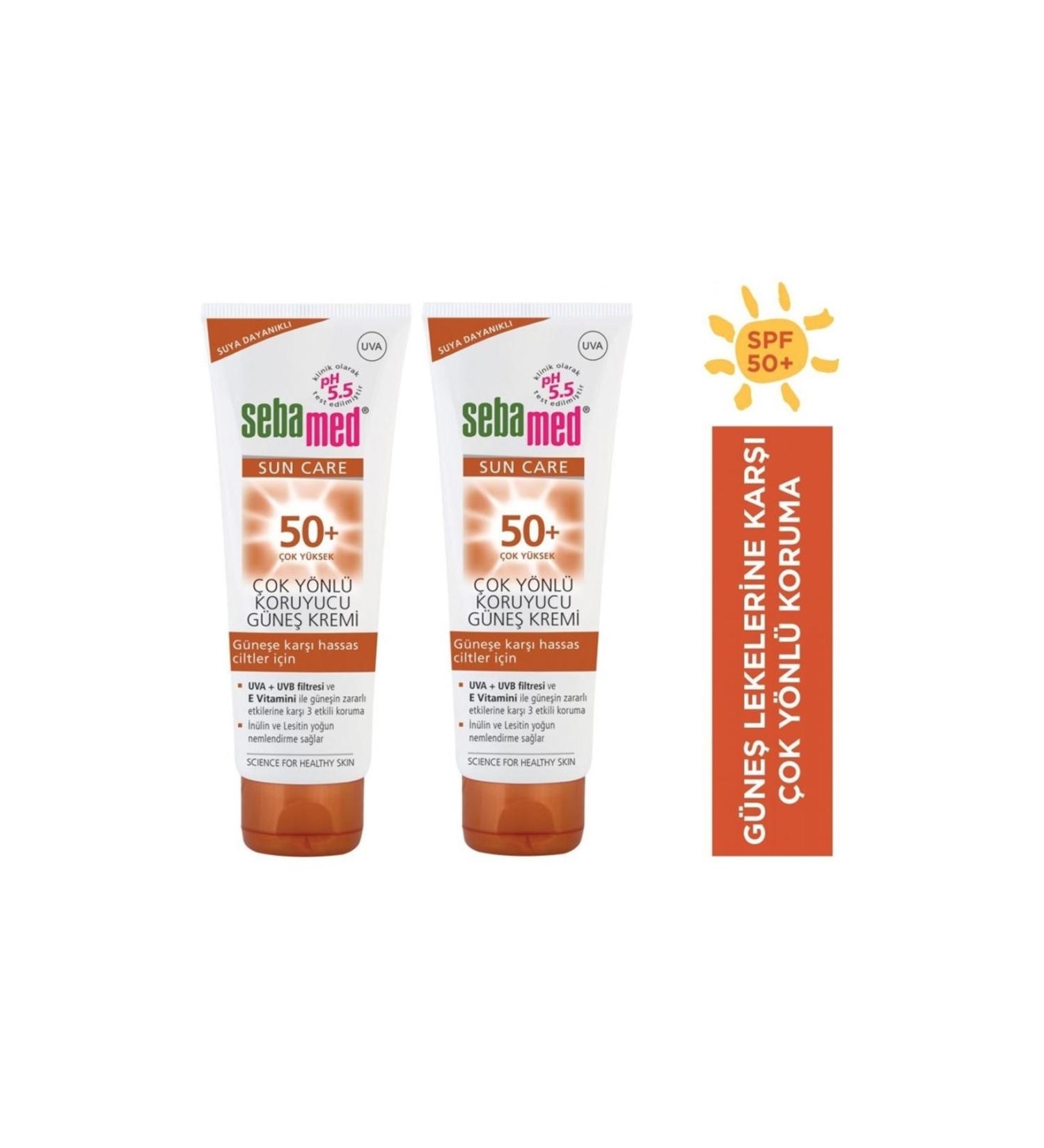 Sebamed Sun Spf 50 Multi-Protective Sun Cream 75 ml X 2 Pieces