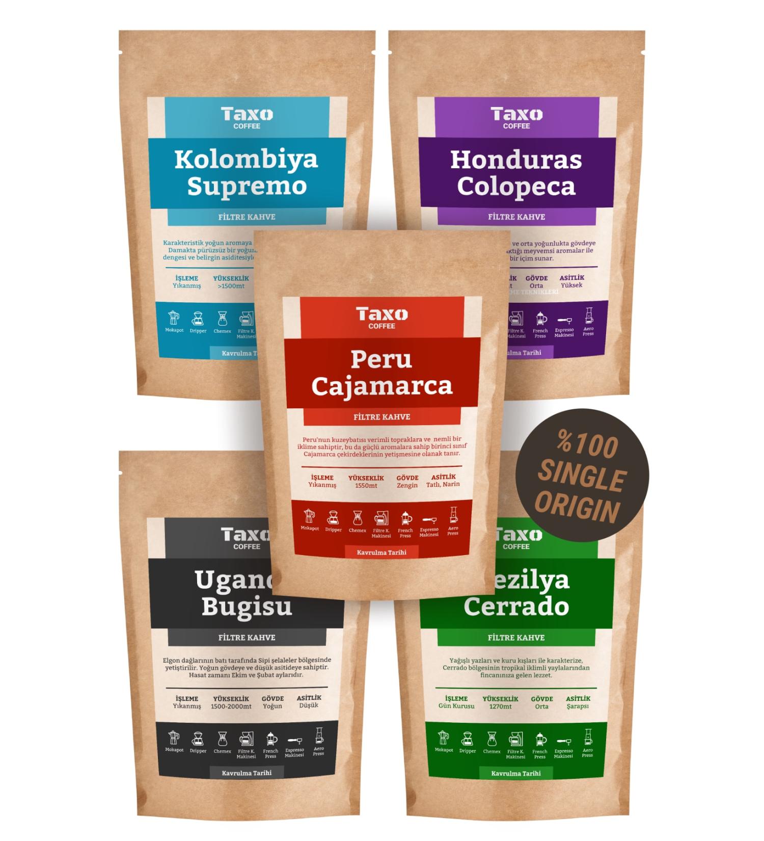 Taxo Coffee Specialty Coffee Trial Set - Buy Online on GoSupps.com