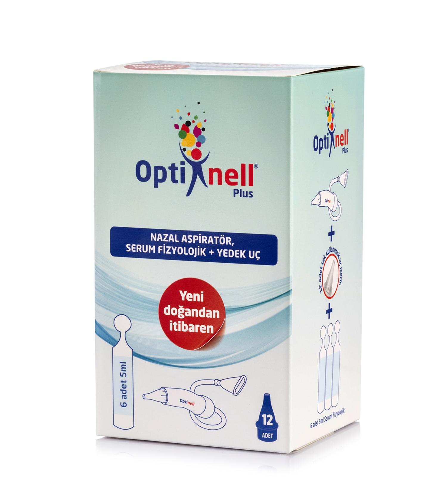 Optinell Plus Nasal Aspirator Serum Physiological Spare Tip 02/2025 - Buy Online on GoSupps.com