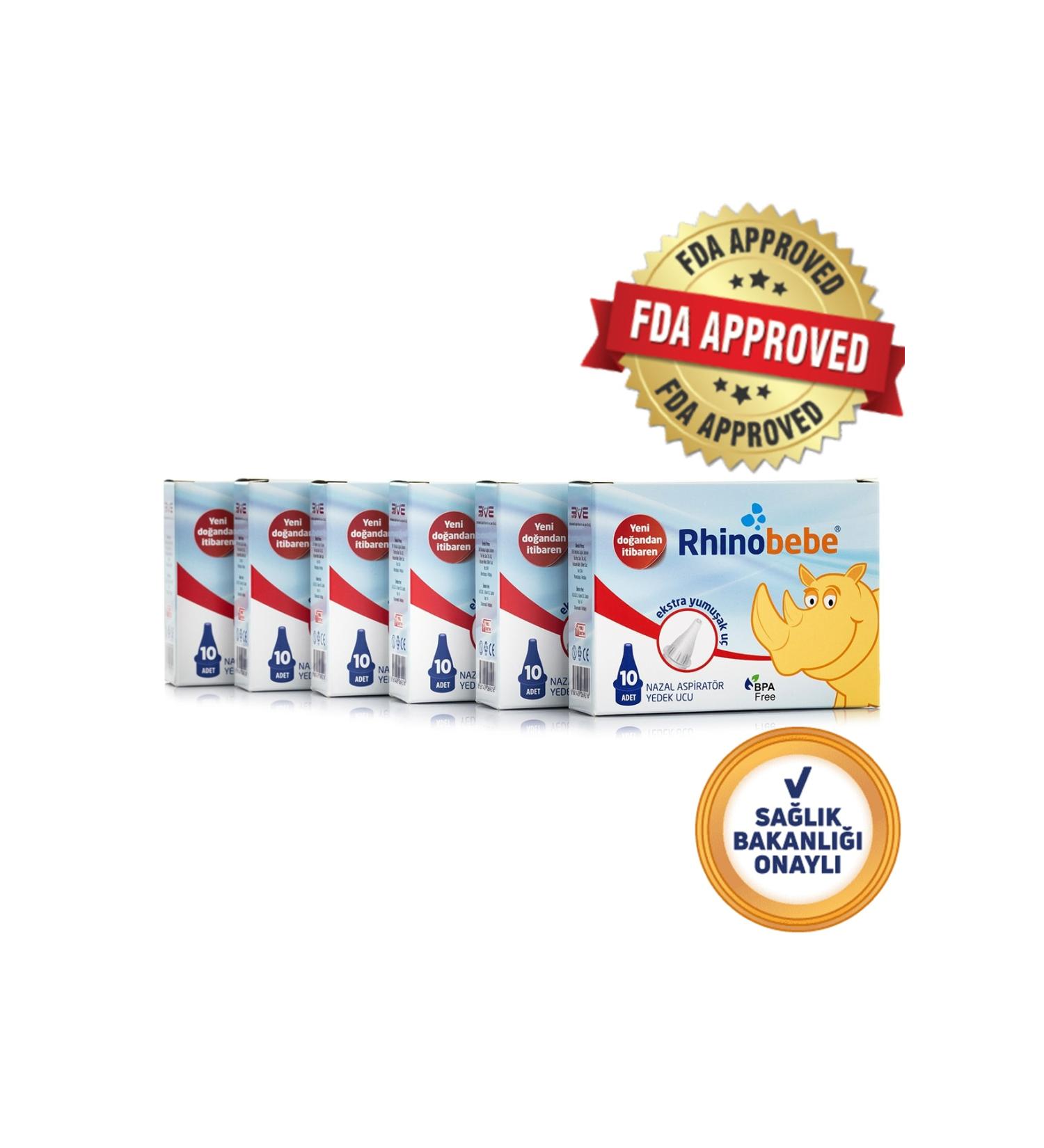 Rhinobebe Otribebe Compatible Spare Tip 6 Pack Skt: 07/2029 - Buy Online on GoSupps.com