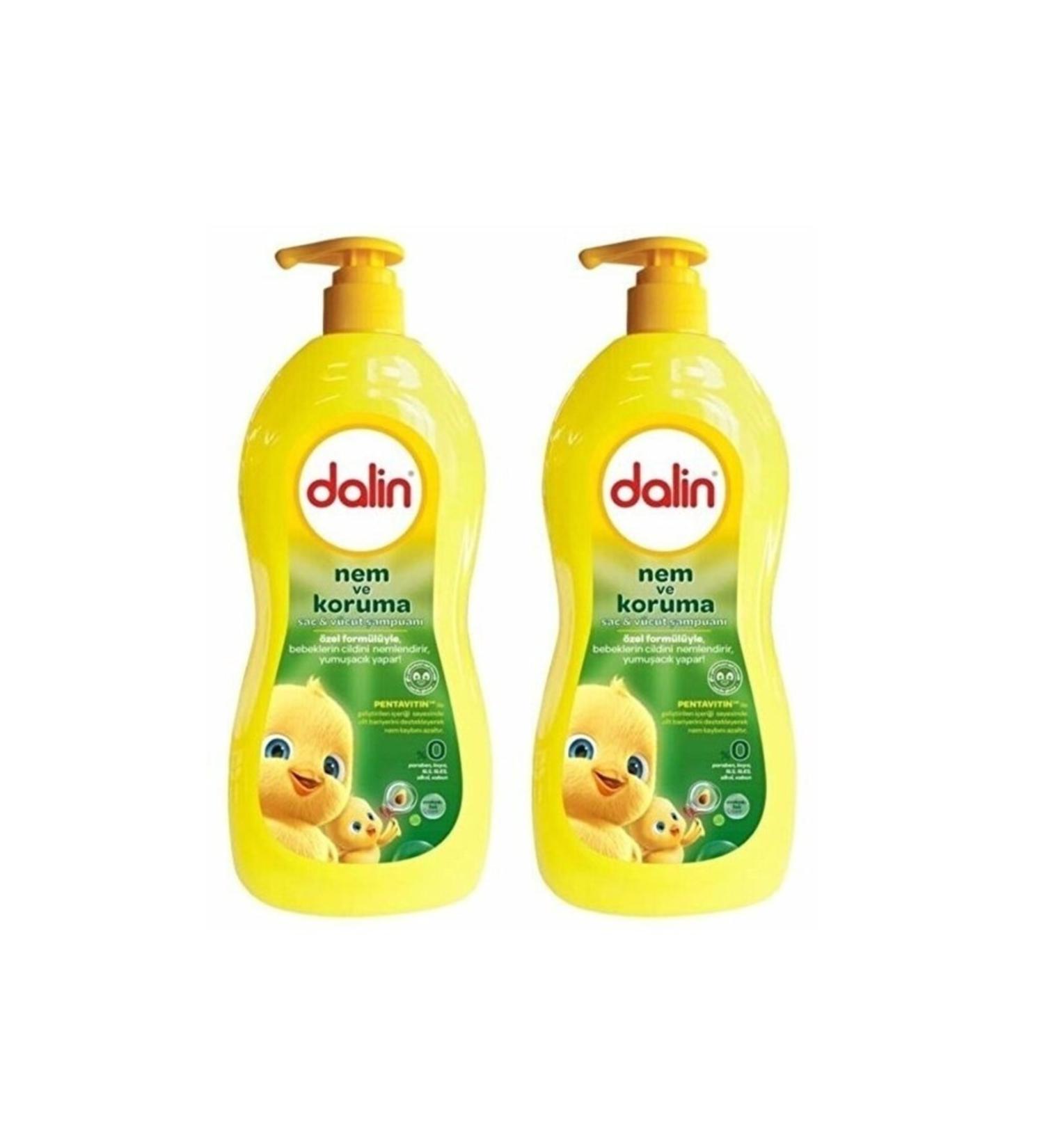 Dalin Shampoo Hair & Body Moisture Protection 700 Ml 8690605073879 (2 Pieces)