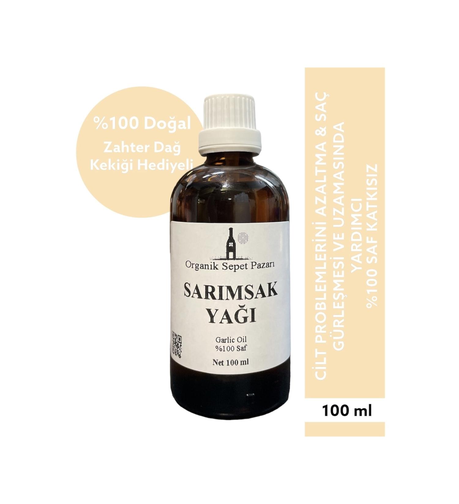 Organic Basket Market Garlic Oil 100 Ml