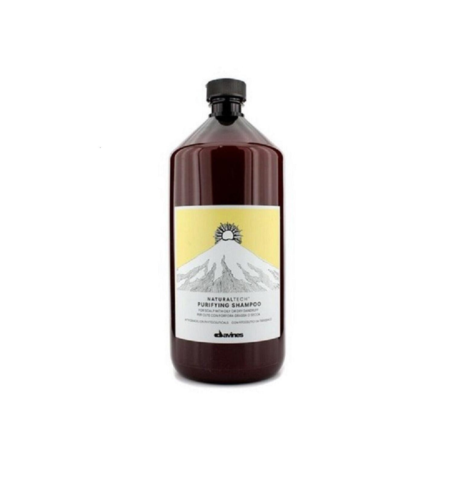 Davines Naturaltech Purifying Shompoo 1000 Ml for natural hair dandruff