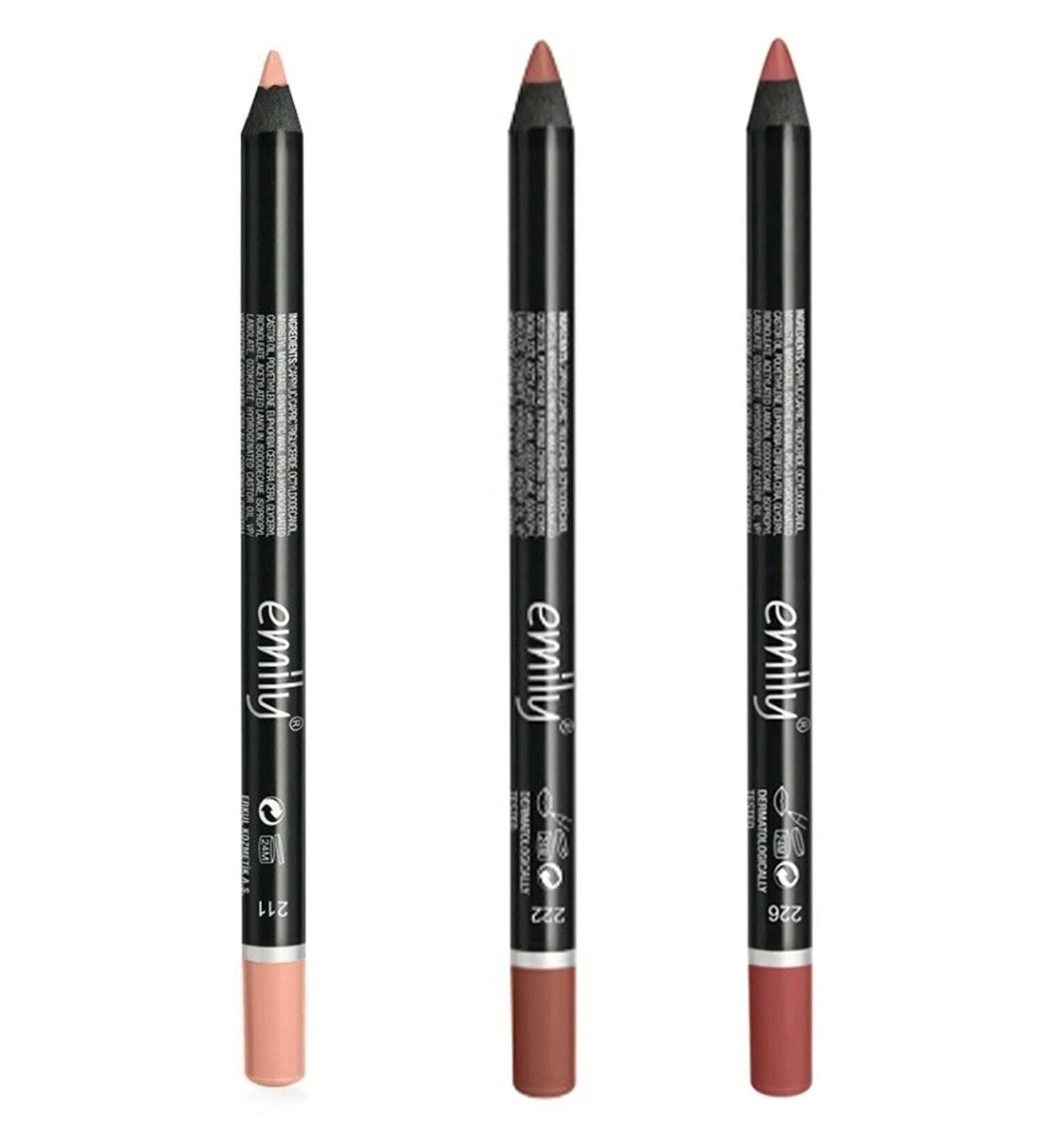 Golden Rose Emily Lip Pencil 3 's No: 211-222-226