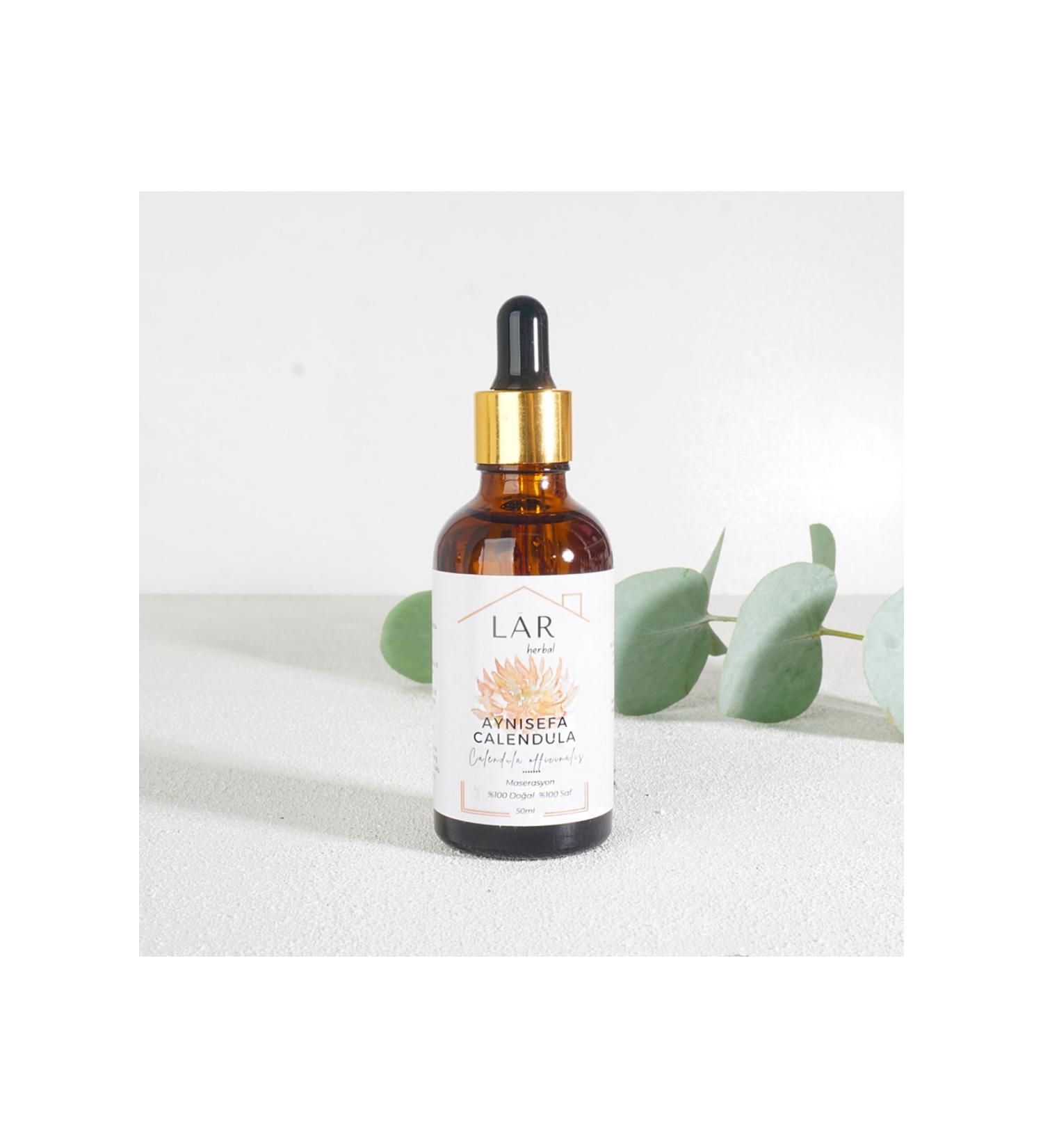 LAR Herbal 0 Natural&Pure Calendula (CALENDULA) Flower Maceration Oil -50 ml