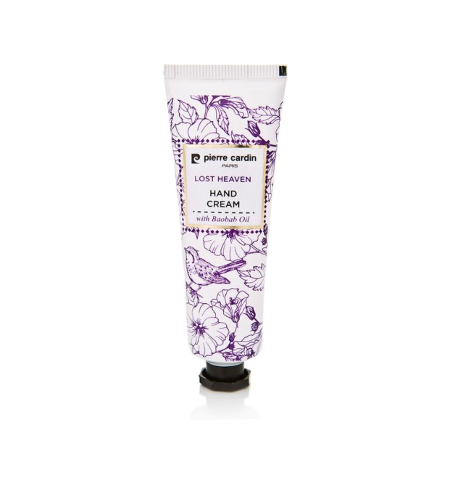 Pierre Cardin Lost Heaven Moisturizing Hand Cream with Baobab Oil and Vitamin E - 30 Ml