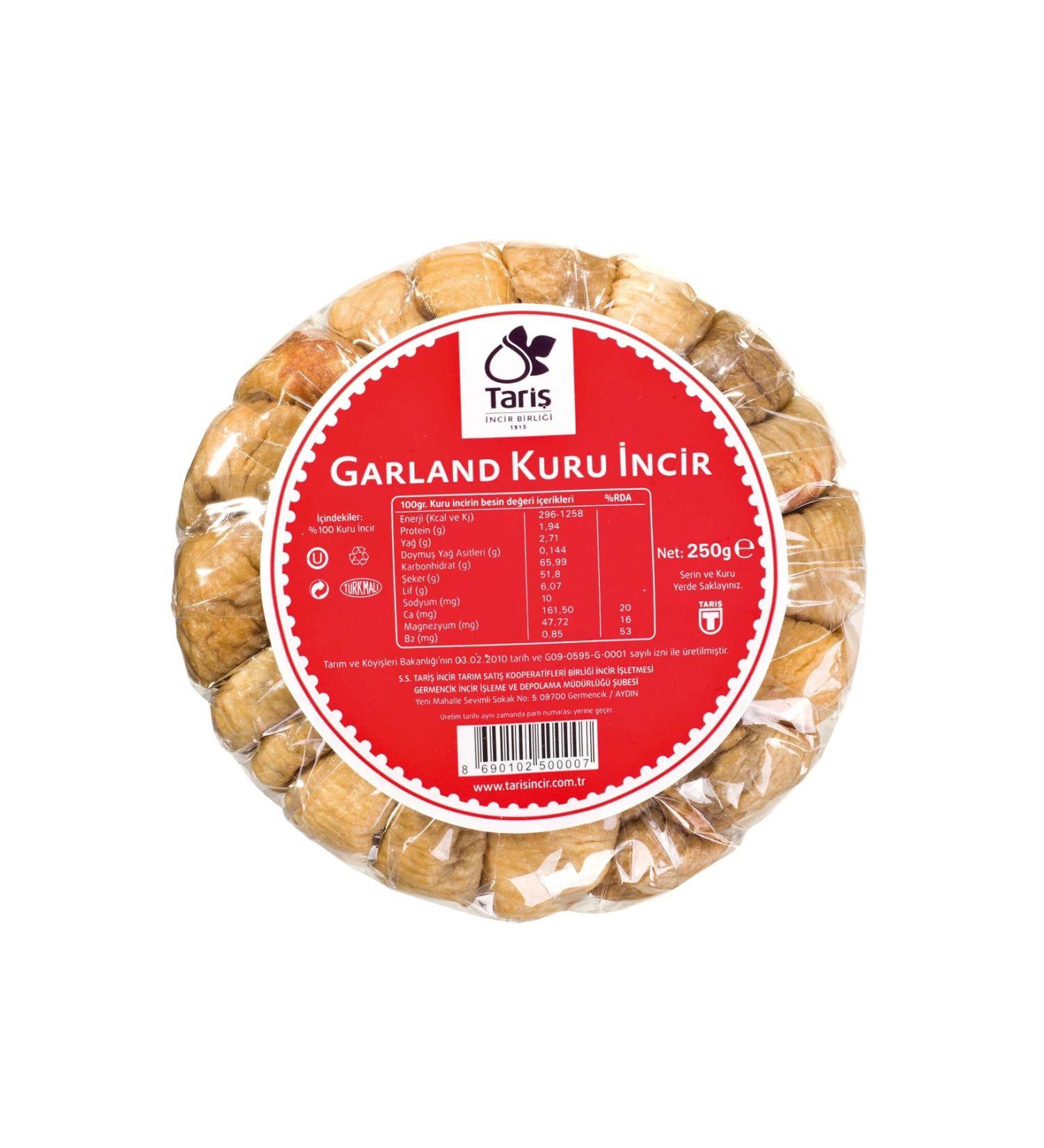 Tari Garland Cellophane 250 gr Dried Figs