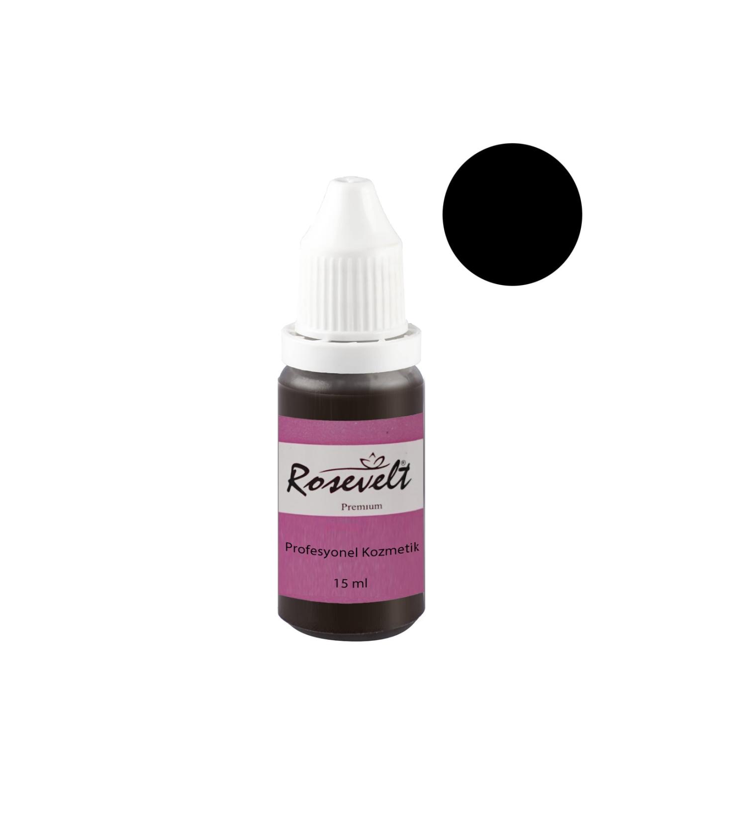 ROSEVELT Permanent Makeup Training Paint Dark Brown (Not for Skin) - Buy Online on GoSupps.com