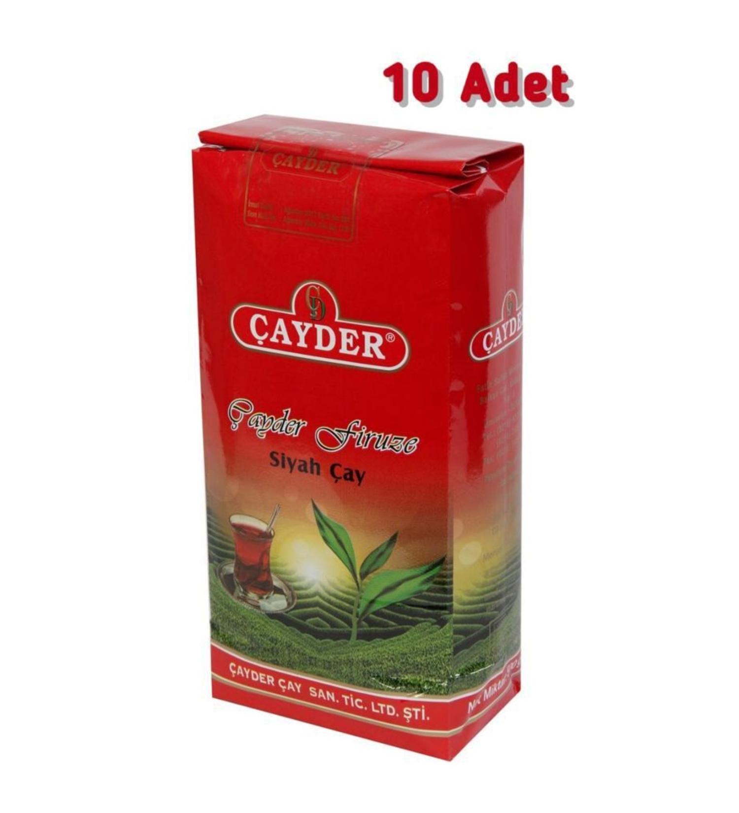 AYDER Firuze First Harvest Tea Black Loose Tea 1 Kg (10 Pieces)