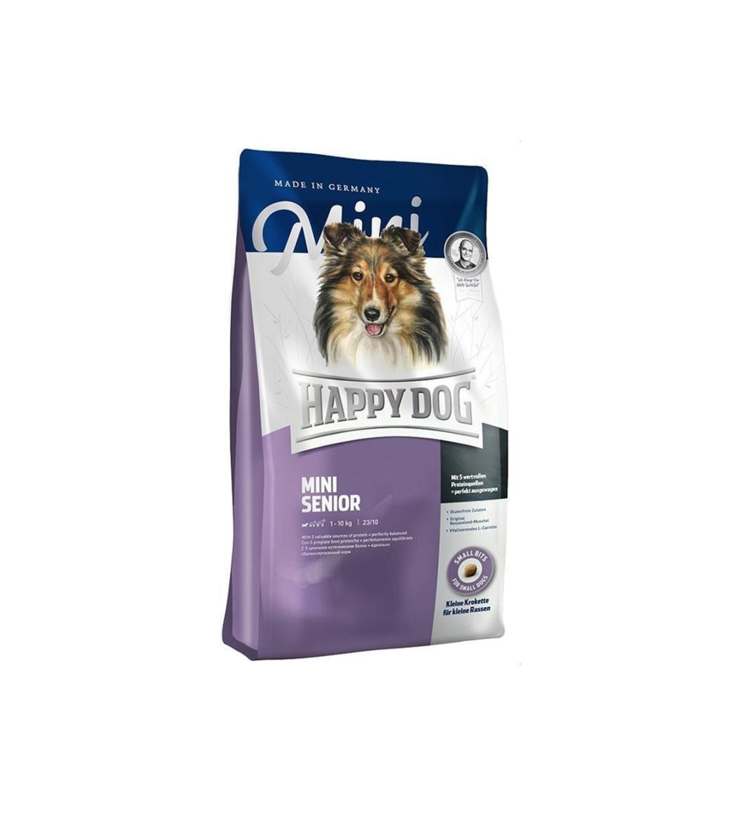 Happy Dog Mini Senior Small Breed Old Dog Food 4 Kg
