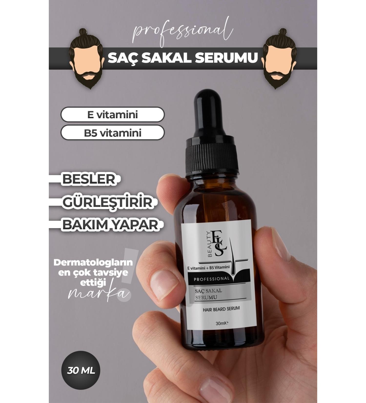 ESL BUTTER Esl - Hair and Beard Thickener Nourishing Plumping Serum with Vitamin Content 30ml - Buy Online on GoSupps.com