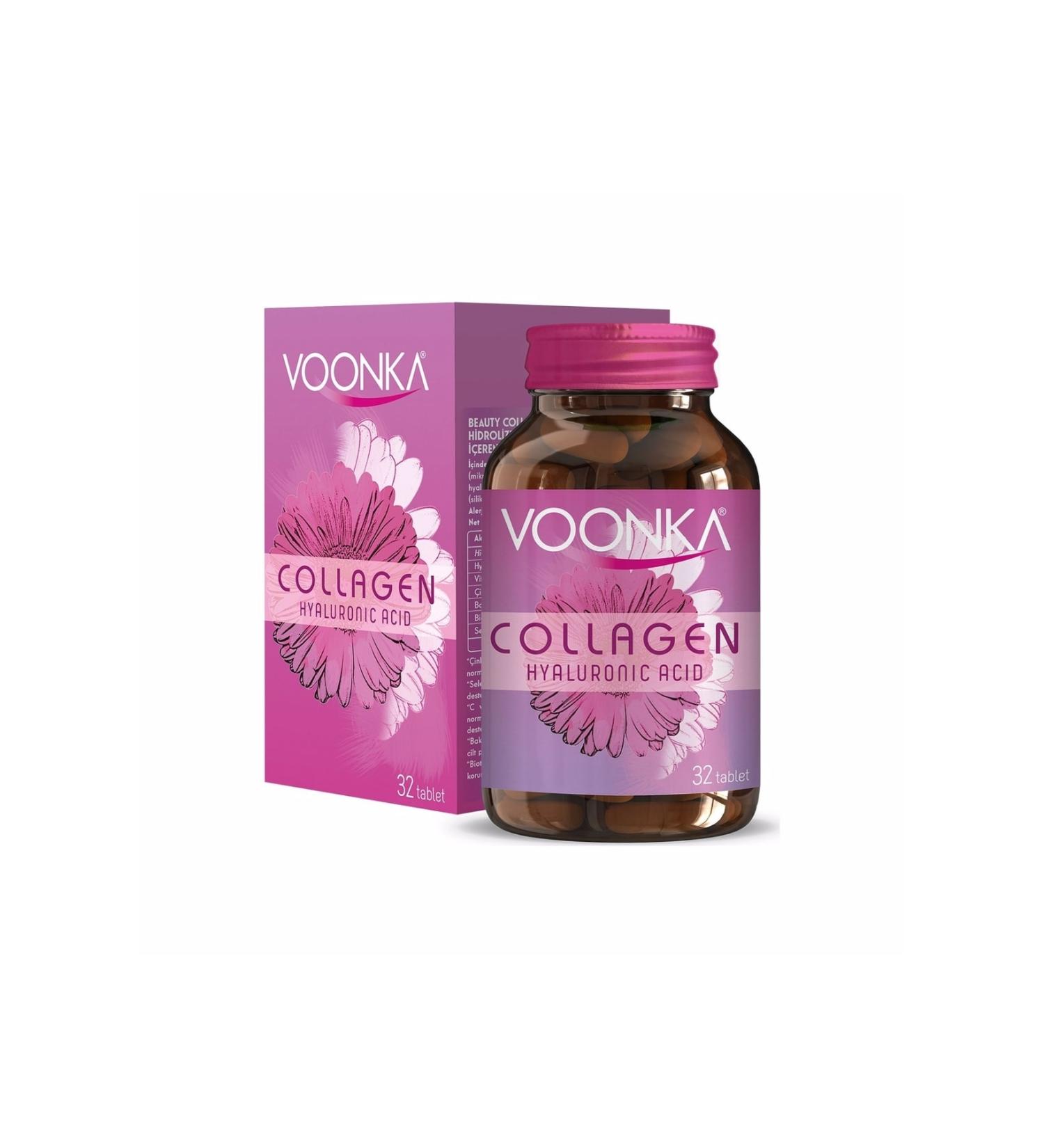 vonka Voonka Collagen Hyaluronic Acid 32 Tablets