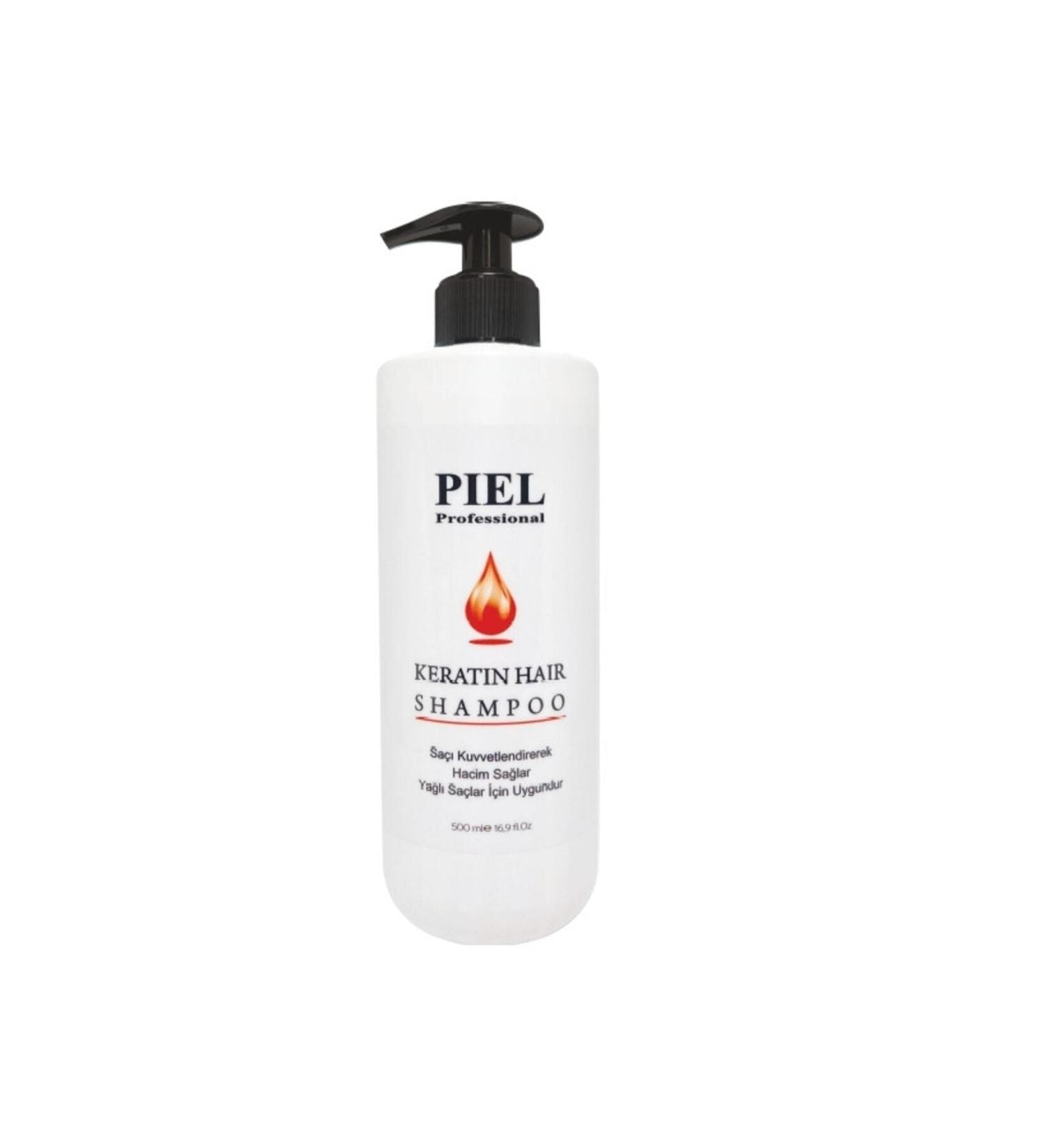 P EL Damaged Burnt and Broken Hair Repairing Strengthening Keratin Shampoo 500 ml - Buy Online on GoSupps.com