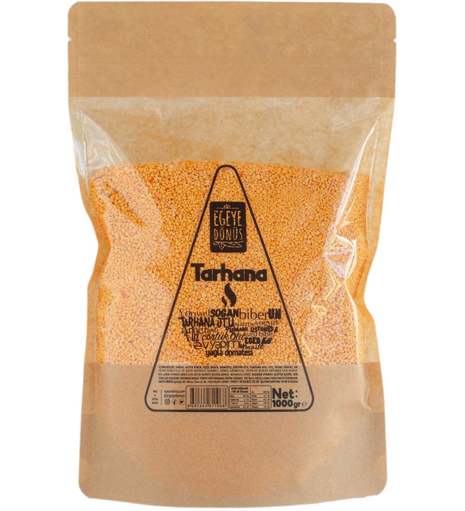 RETURN TO THE AEGEAN Homemade Village Style Tarhana Soup - 1 Kg. (PRODUCED WITH TRADITIONAL METHODS DOES NOT CONTAIN PRESERVATIVES) - Buy Online on GoSupps.com