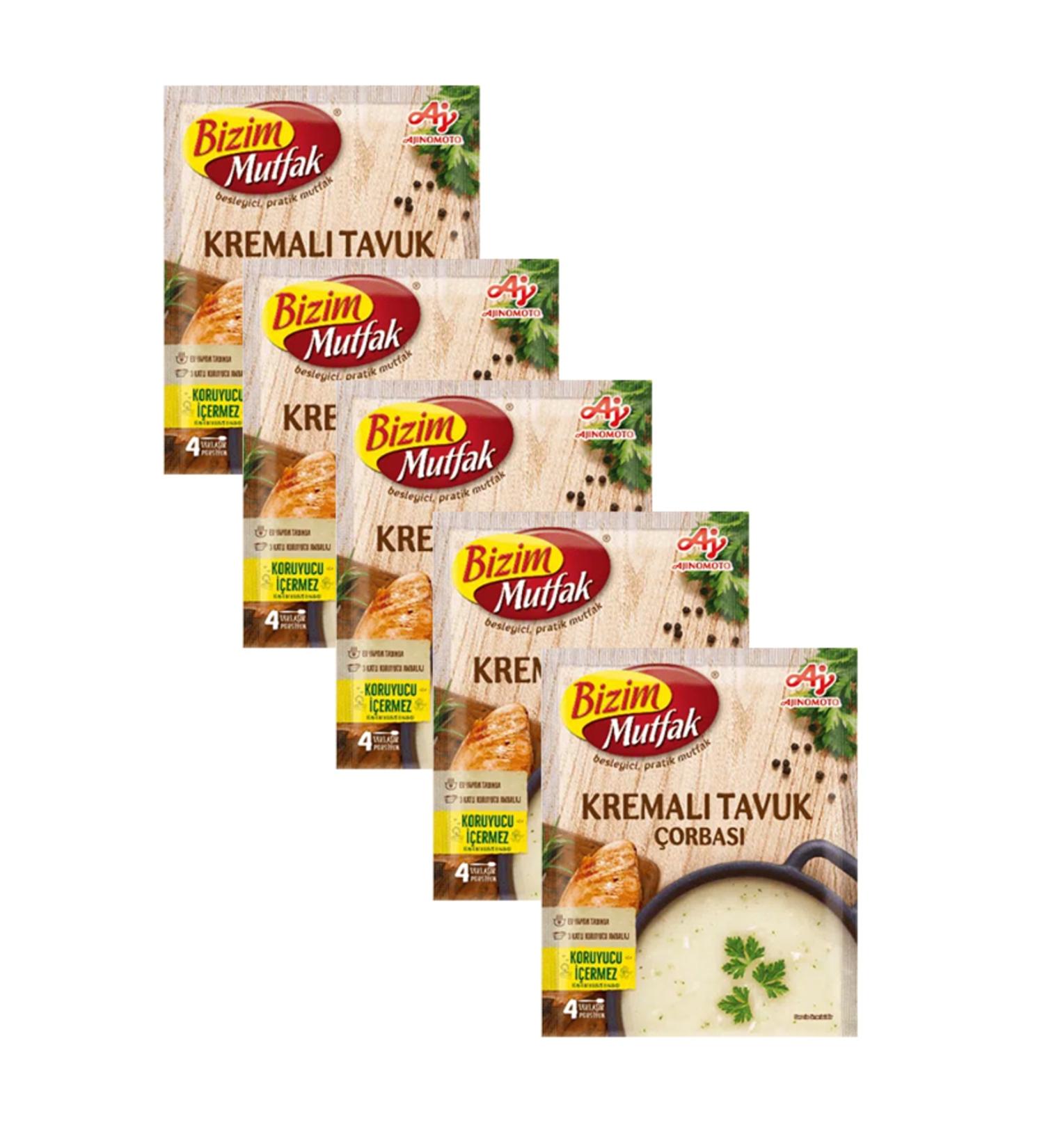 Bizim Mutfak Creamy Chicken Soup Set 5x65 Gr