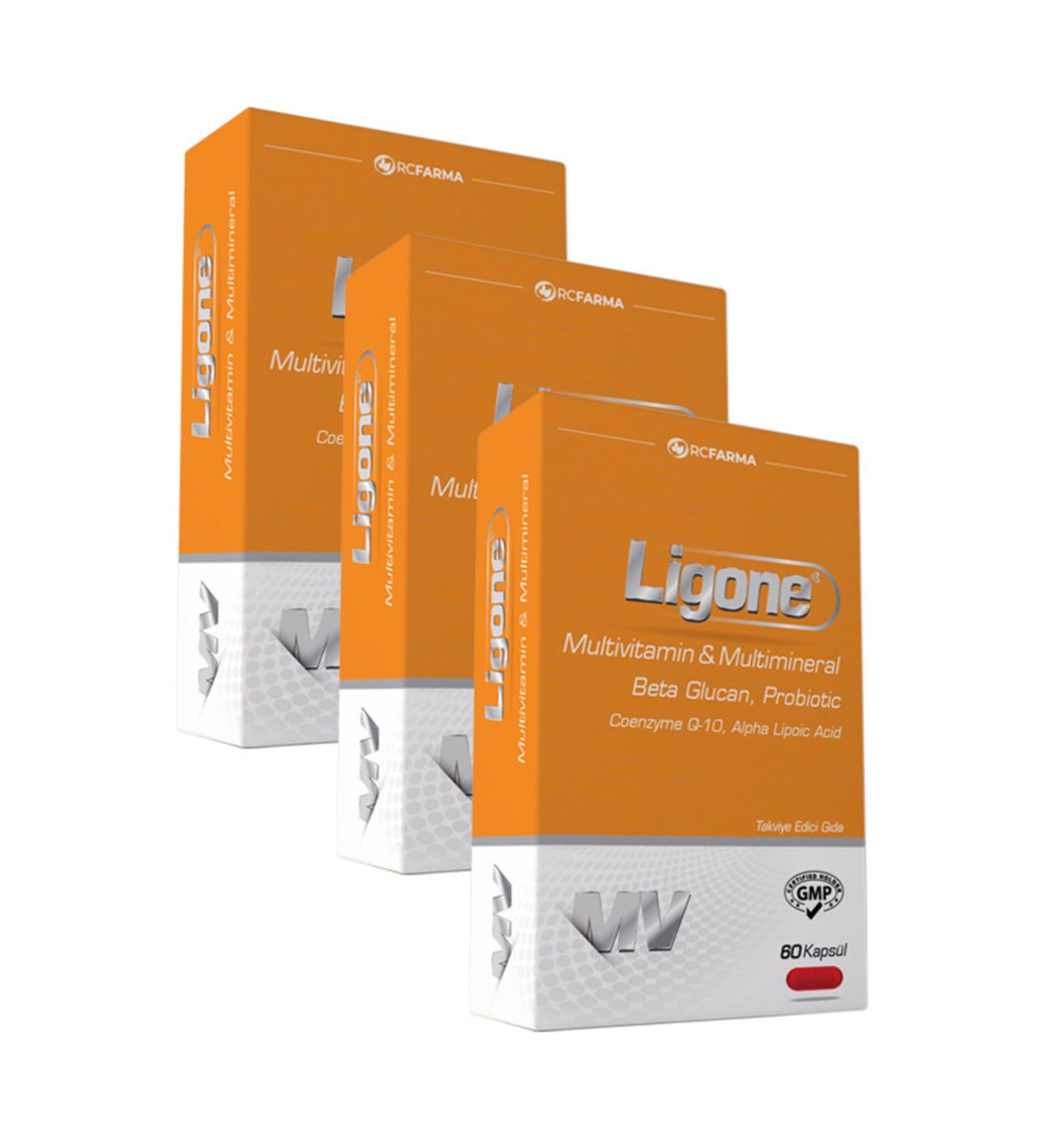 Ligone Beta Glucan 60 Capsule 3x