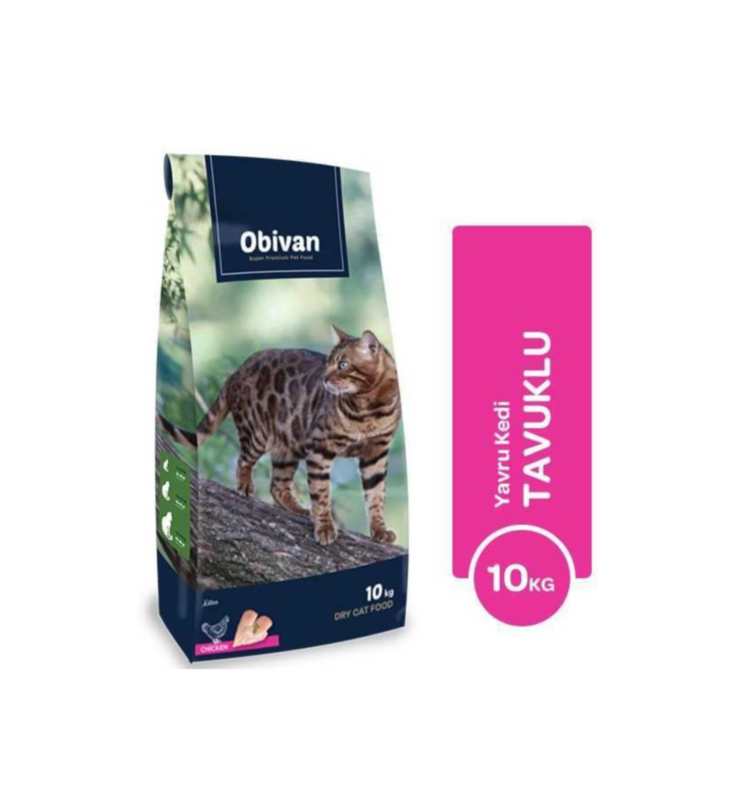 obivan Chicken & Cranberry Kitten Food 10 Kg - Buy Online on GoSupps.com