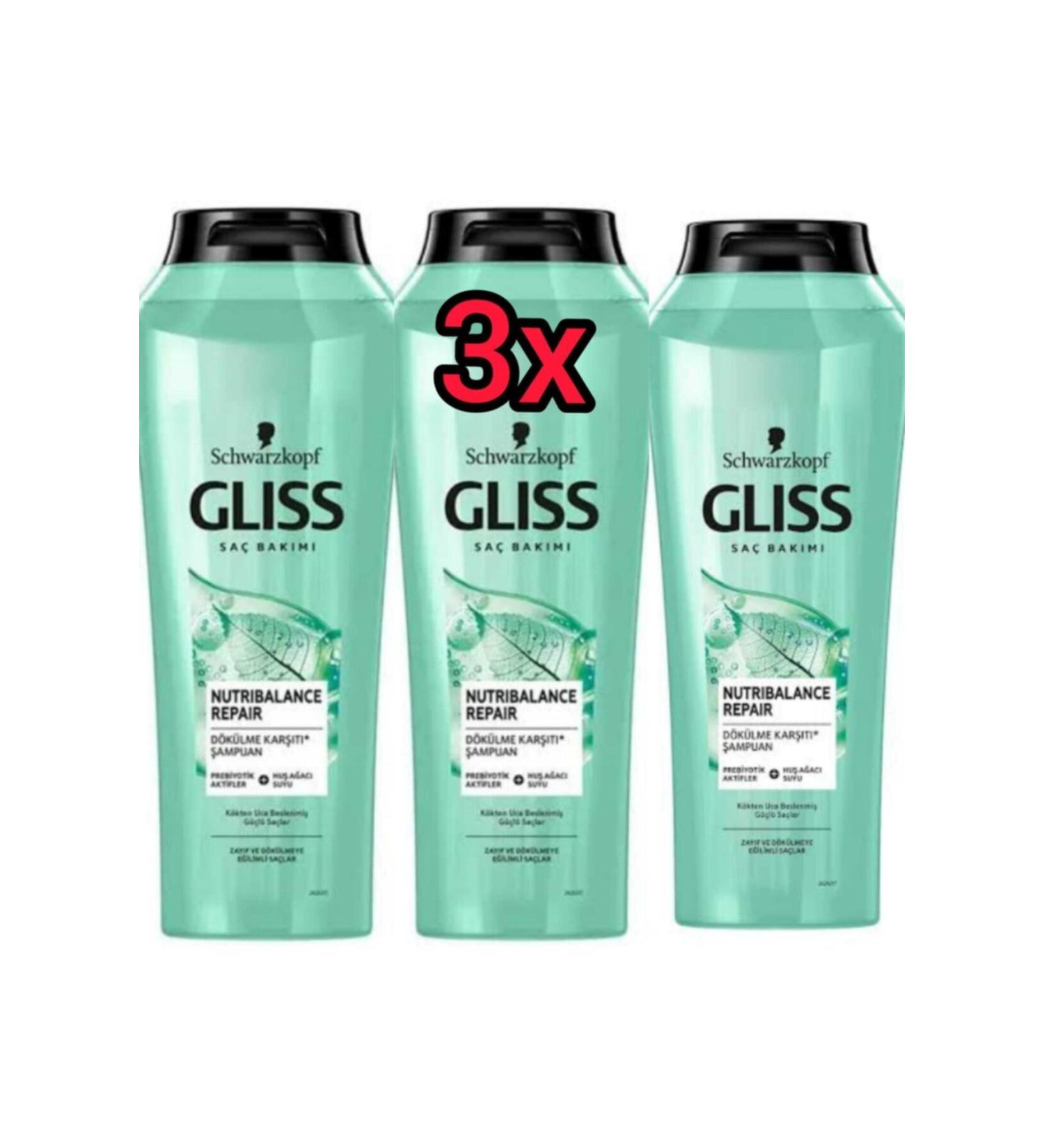 Gliss 3 Nutribalance "Anti-hair Loss Shampoo" 500 Ml