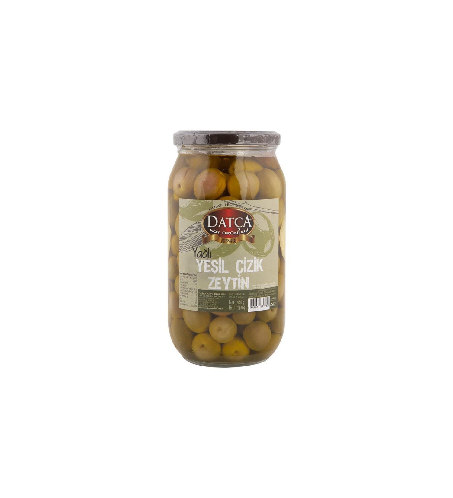 Datca Village Products 1949 Datca Oily Scratched Olives 940 gr