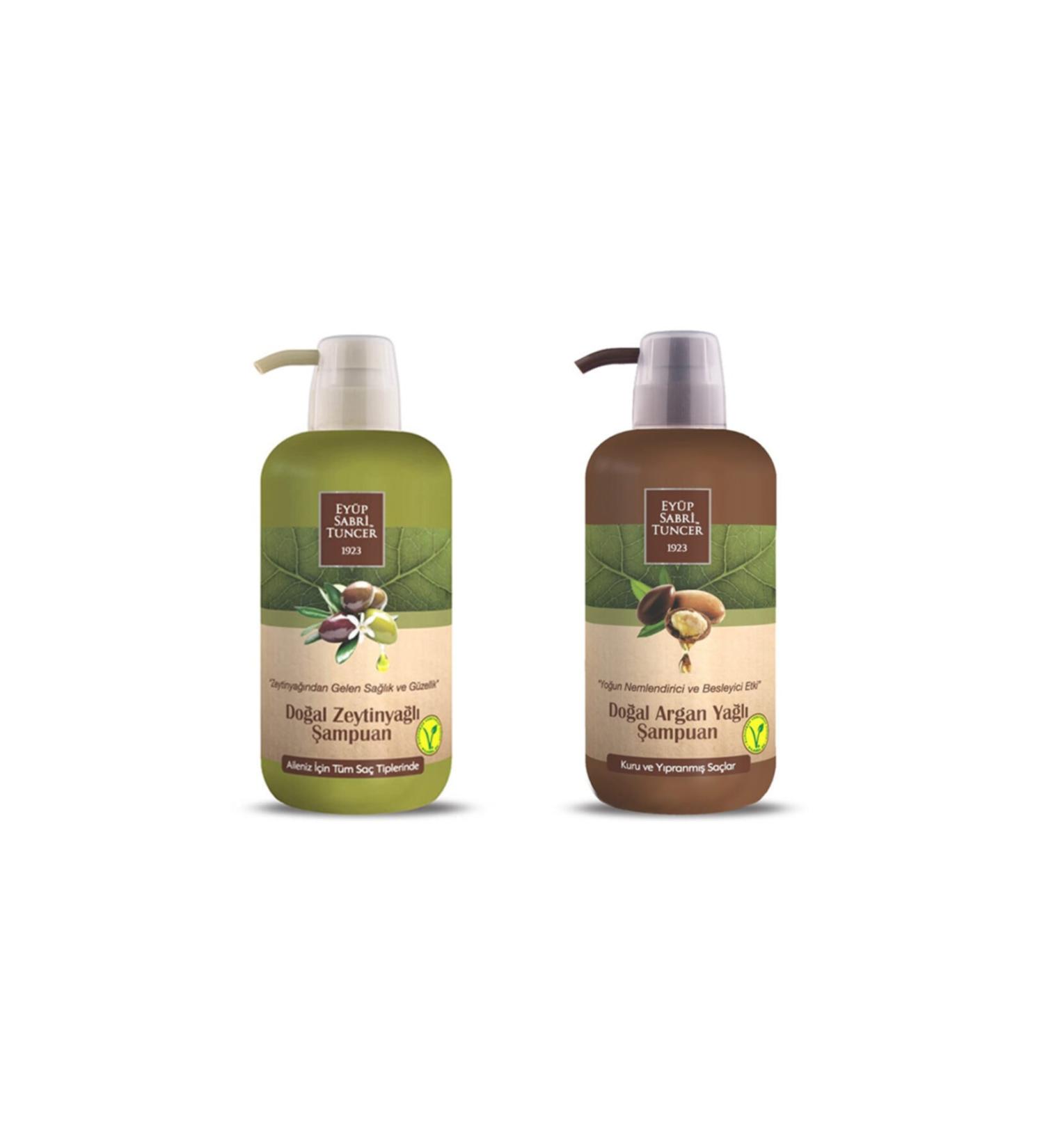Ey p Sabri Tuncer Natural Argan Oil and Olive Oil Shampoo 600ml - Buy Online on GoSupps.com