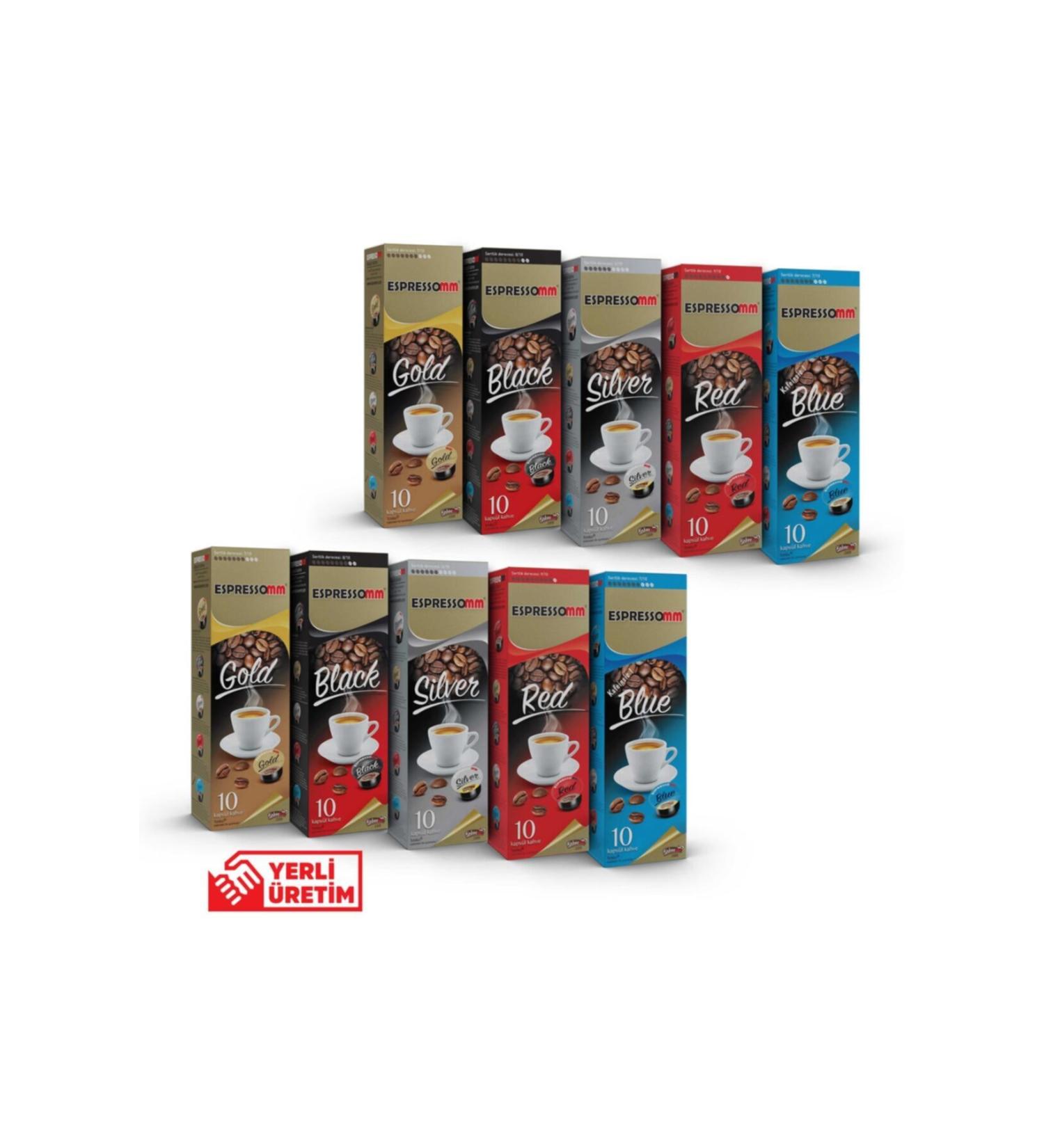 ESPRESSOMM Tchibo Cafissimo Compatible Mixed Capsule Coffee (100 PIECES) - Buy Online on GoSupps.com