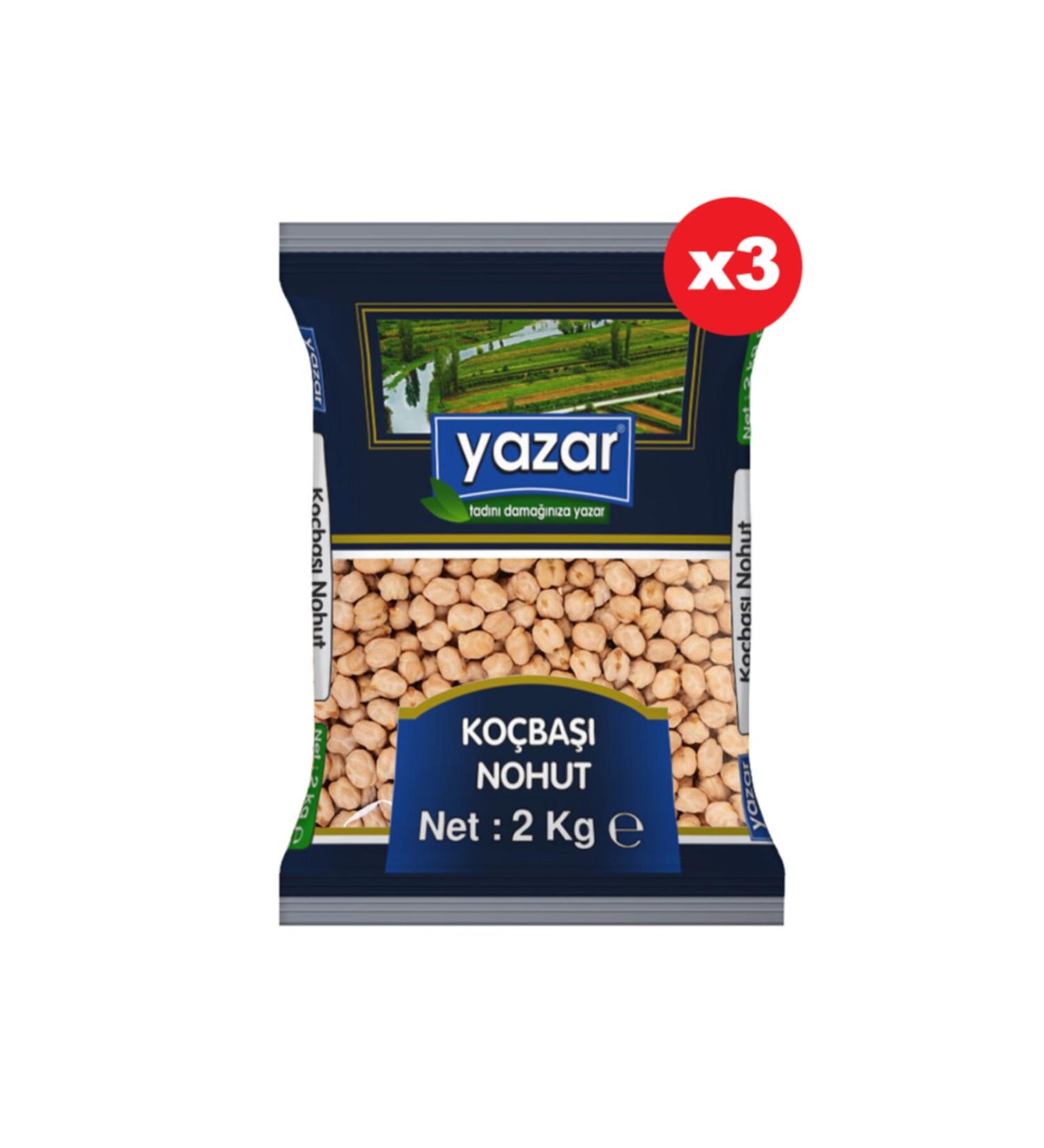 WRITER Ram's Head Chickpeas 9 ml. 2 Kg X 3 Packages