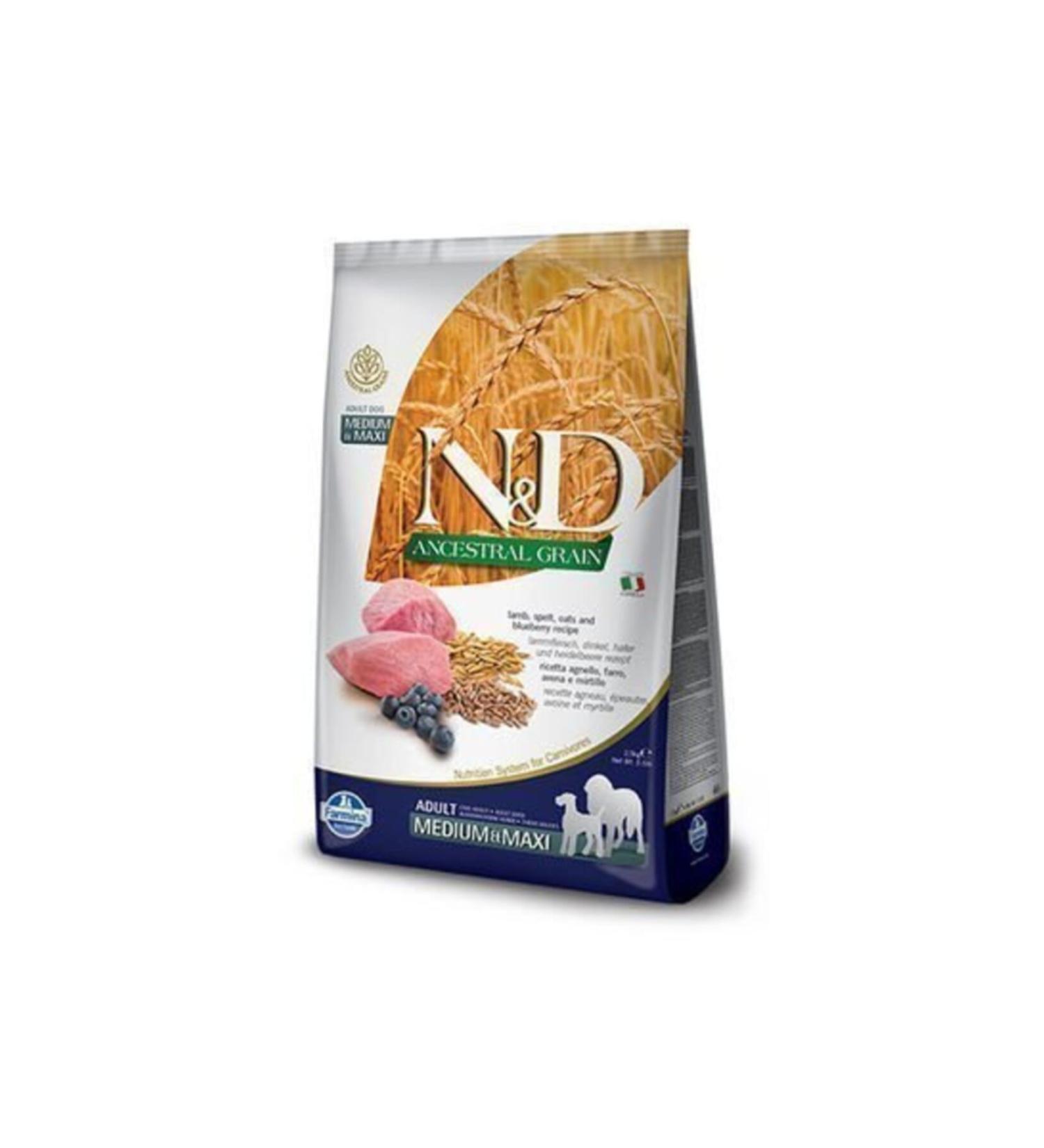 N & D Nd Low Grain Lamb Adult Medium Maxi Dog Food 2.5 kg