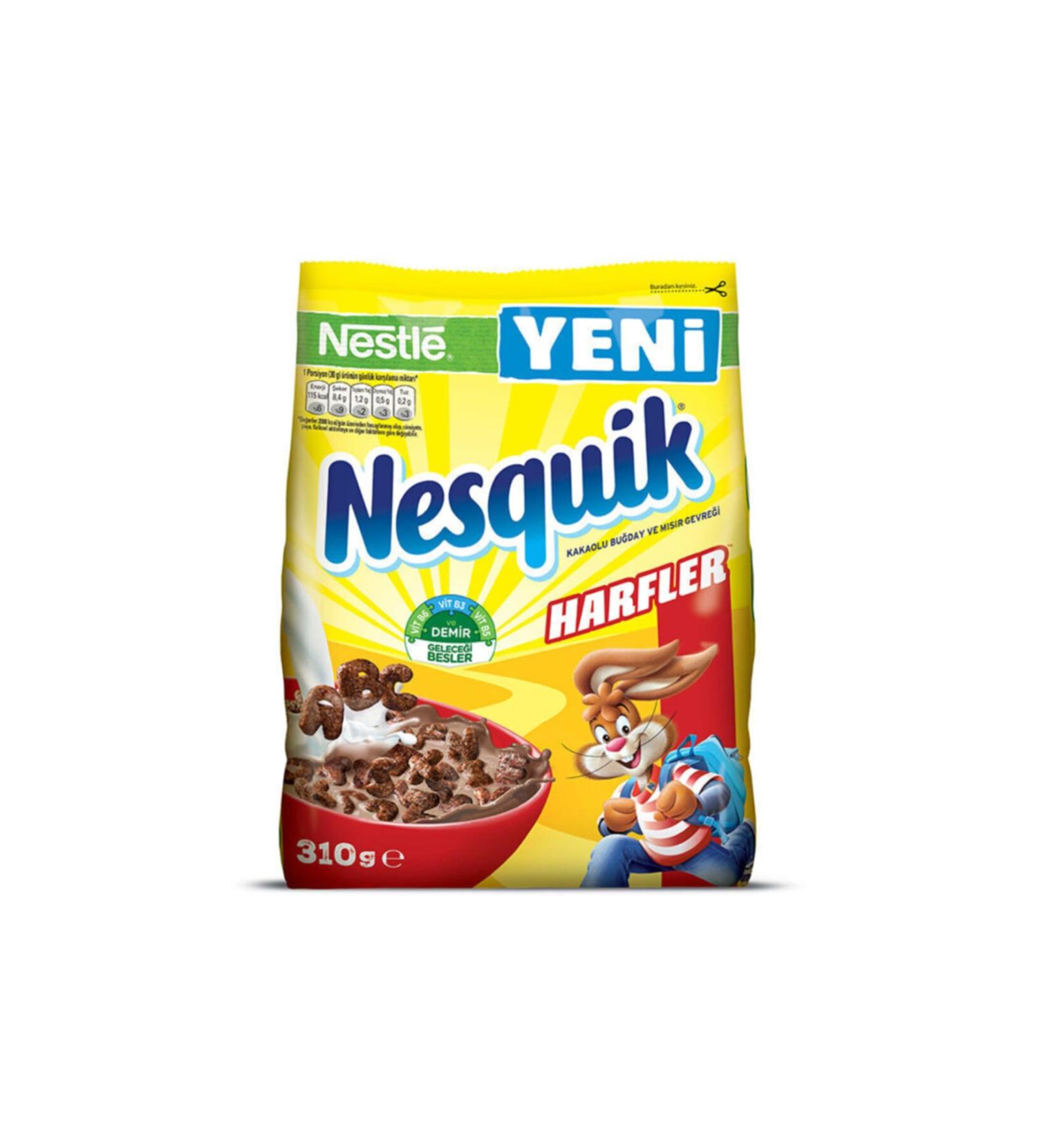 Nestle Nesquik Letters 310 gr x 4 Pcs