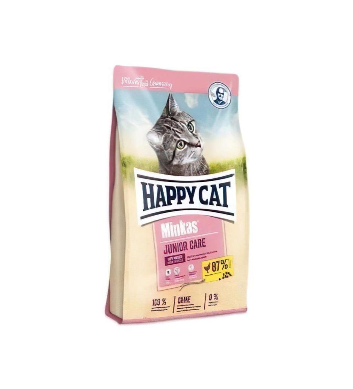 Happy Cat Minkas Junior Care Chicken Kitten Food 1.5kg
