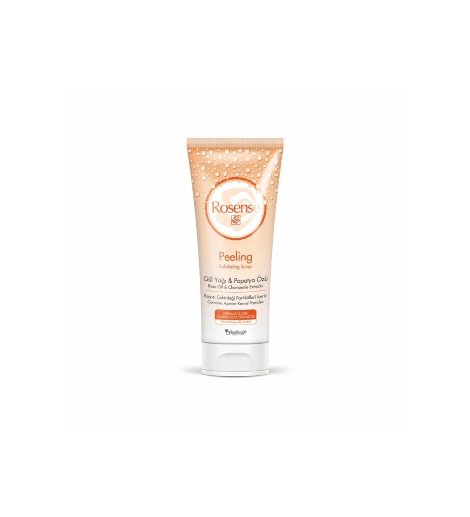 Rosense Rose & Chamomile Extract Peeling 100 Ml Helps to Remove Dead Skin Layers