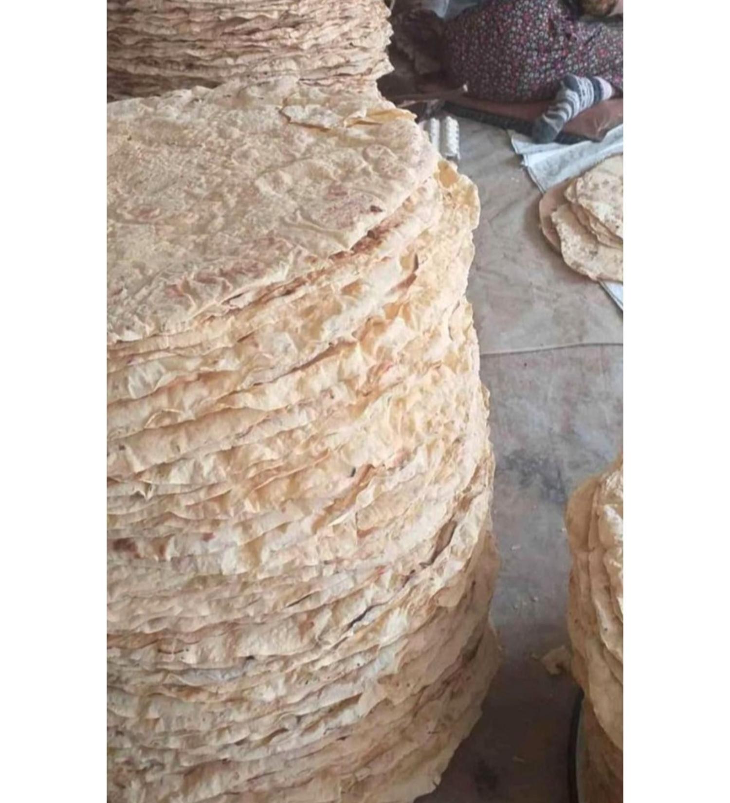 Hastat Yufka Bread 10 Pieces Cooked on Wood Fire