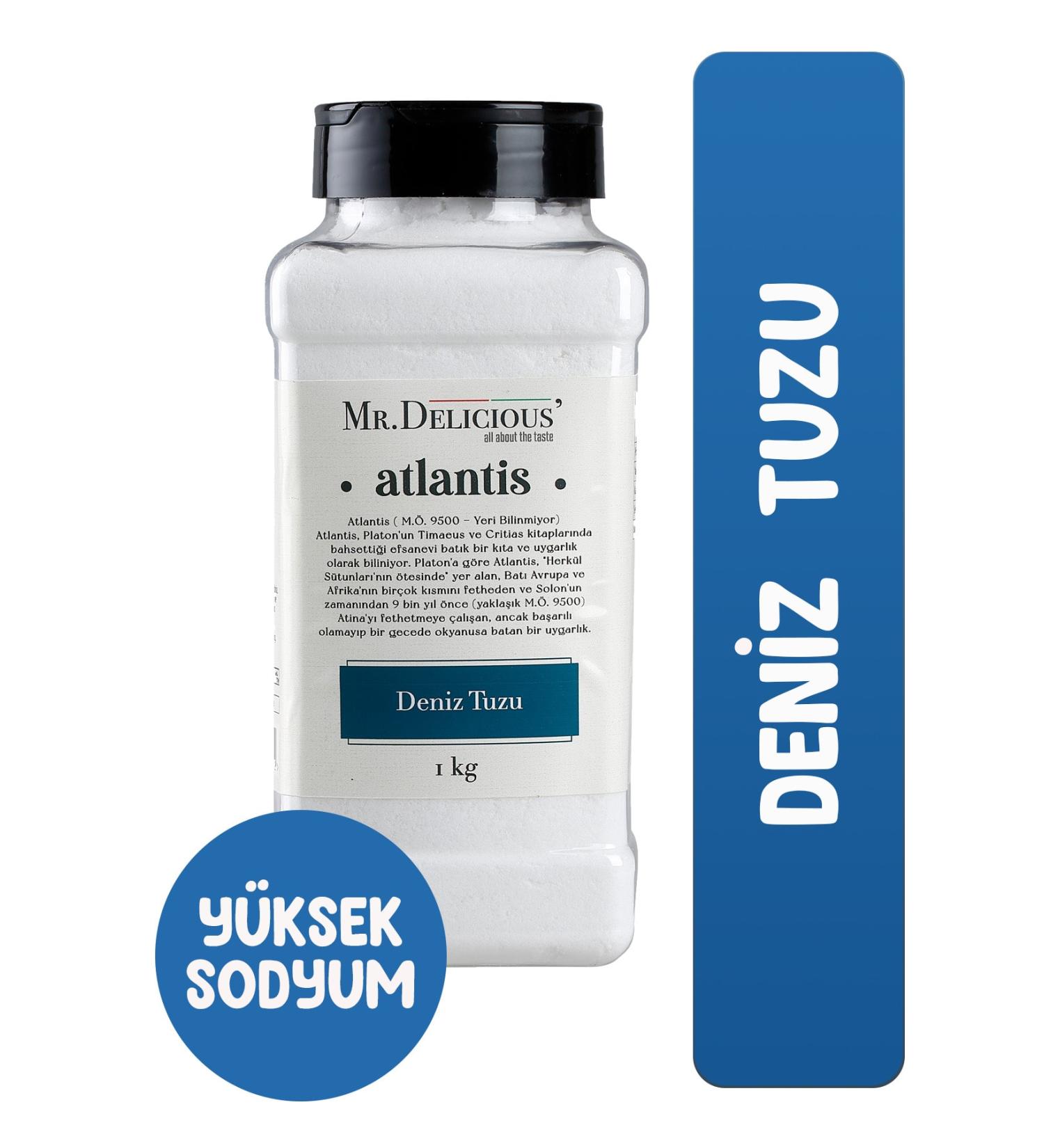 Mr.Delicious' Natural Sea Salt 1kg Body Peeling Salt - Massage Salt - Table Salt - Quick Manicure Salt - Buy Online on GoSupps.com