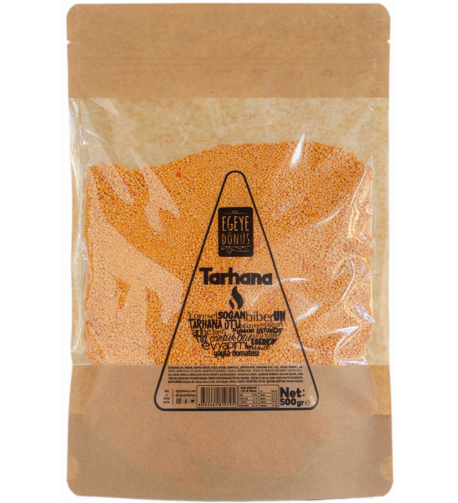 RETURN TO THE AEGEAN Homemade Village Style Tarhana Soup-500 Gr (PRODUCED WITH TRADITIONAL METHOD DOES NOT CONTAIN ADDITIVES OR PRESERVATIVES) - Buy Online on GoSupps.com