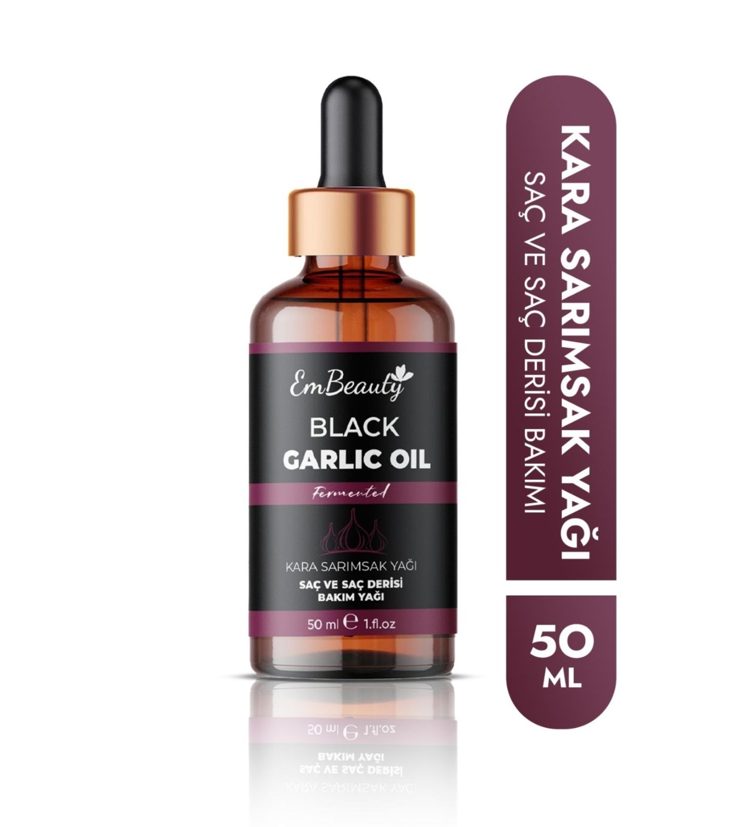 Embeauty Black Garlic Oil for Extremely Damaged and Falling Hair 50 ml - Buy Online on GoSupps.com