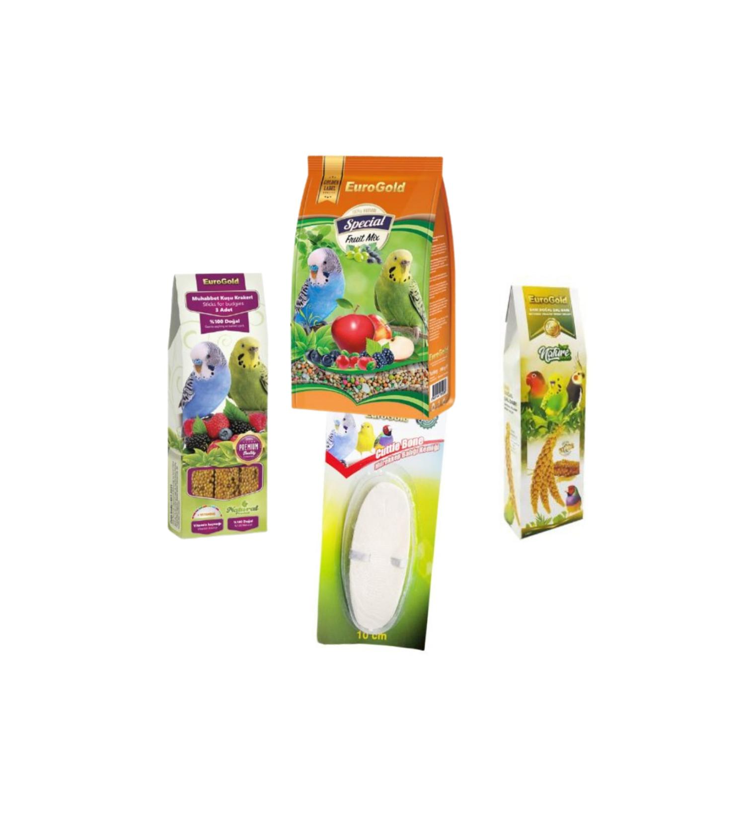 Yusipet Mixed Budgie Food Package