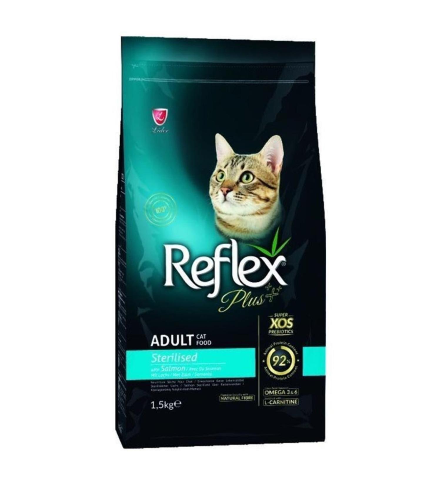 Reflex Plus Sterilized Salmon Sterilized Adult Cat Food 1.5 Kg