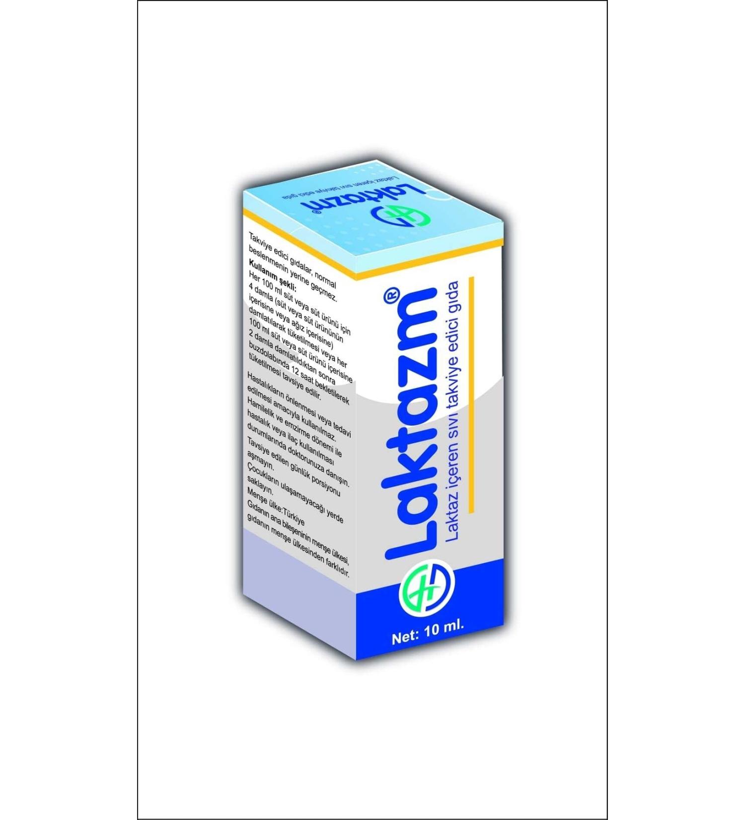 LACTASME Liquid Food Supplement Containing Lactase