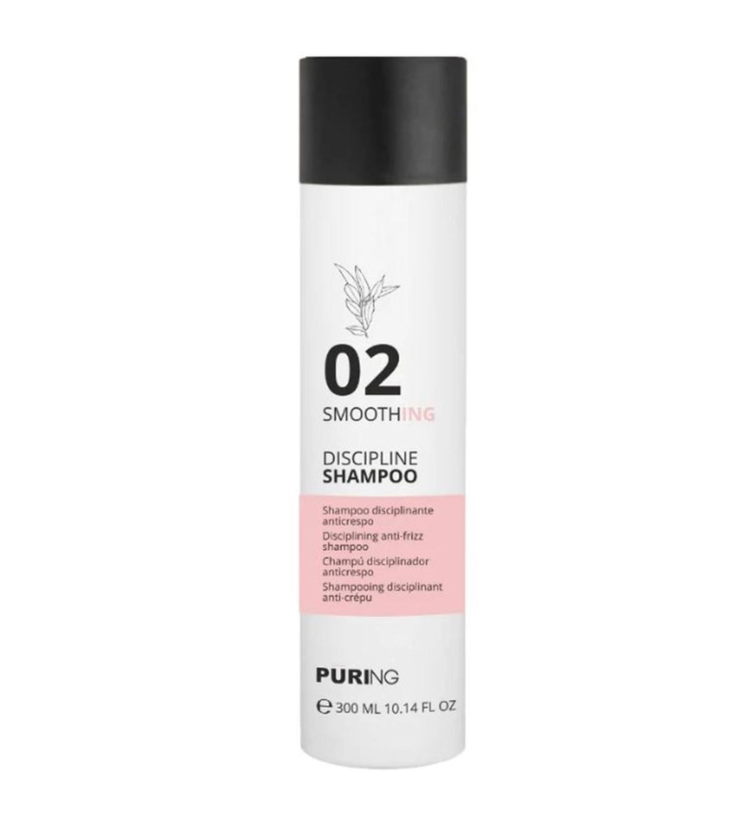 PURING 02 Smoothing Discipline Shampoo - Anti-frizz and Anti-frizz Shampoo 300ml