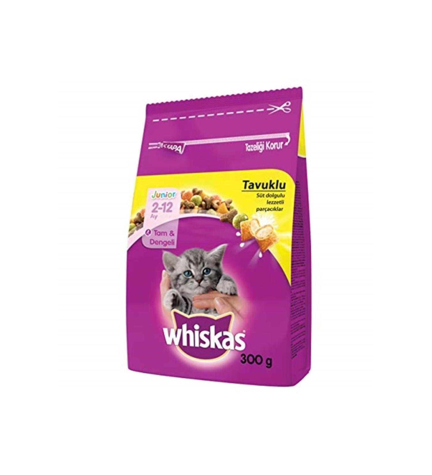 Whiskas Brand: Kitten Chicken Dry Food 300 G Category: Cat Dry Food