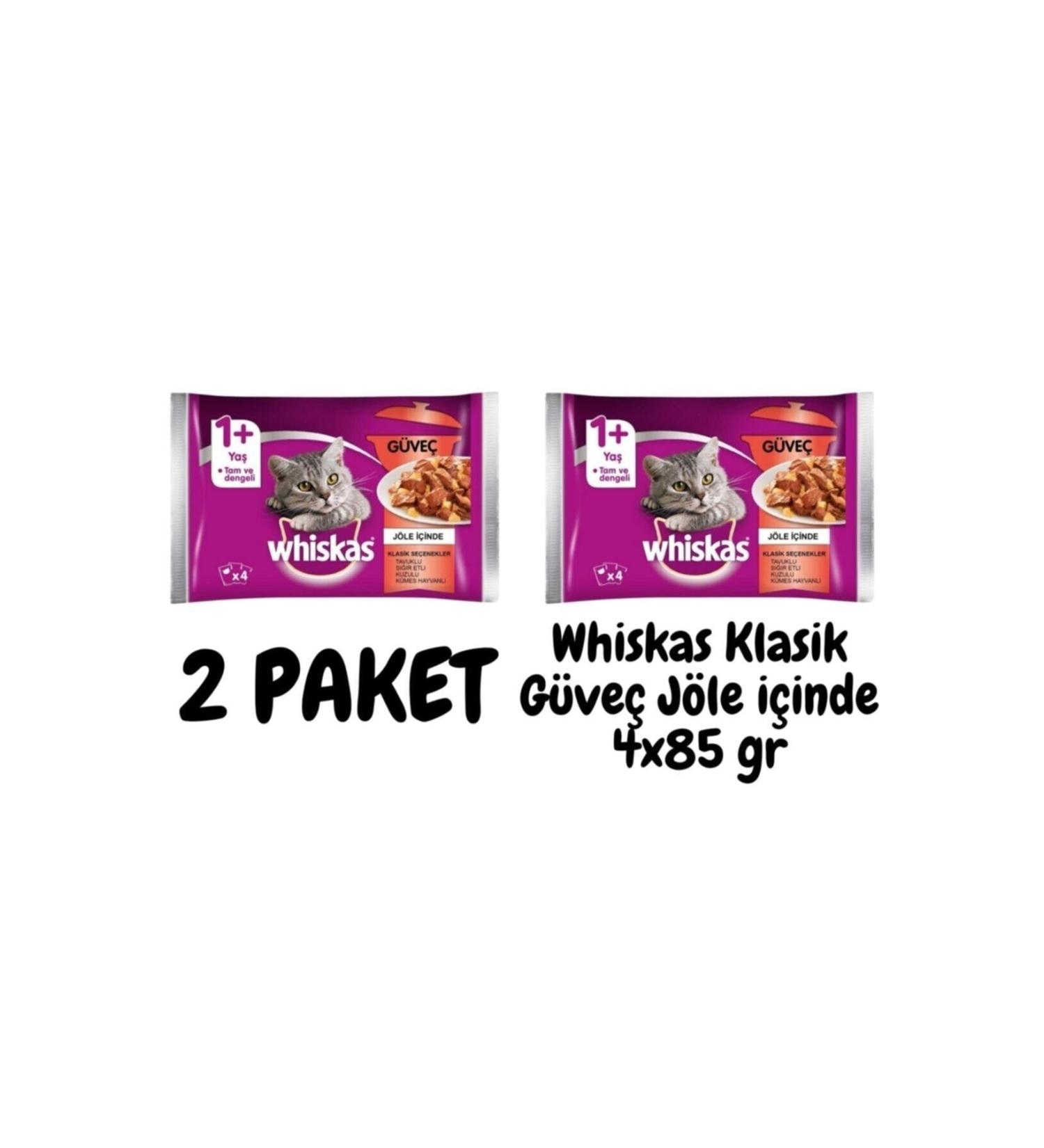 Whiskas Pouch Stew Meat Assorted Adult Cat 85 Gr