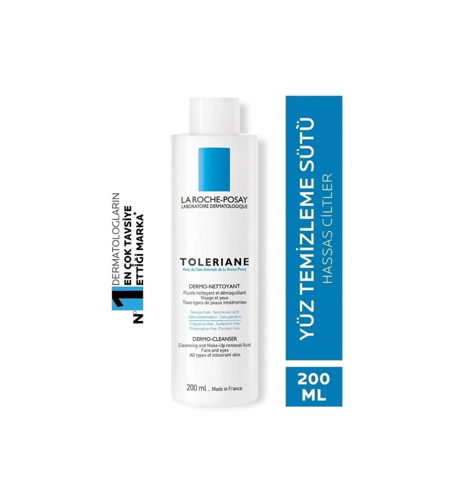 La Roche Posay Toleriane Dermo Waterless Face and Make-up Cleansing Milk for Dry and Sensitive Skin 200 ml
