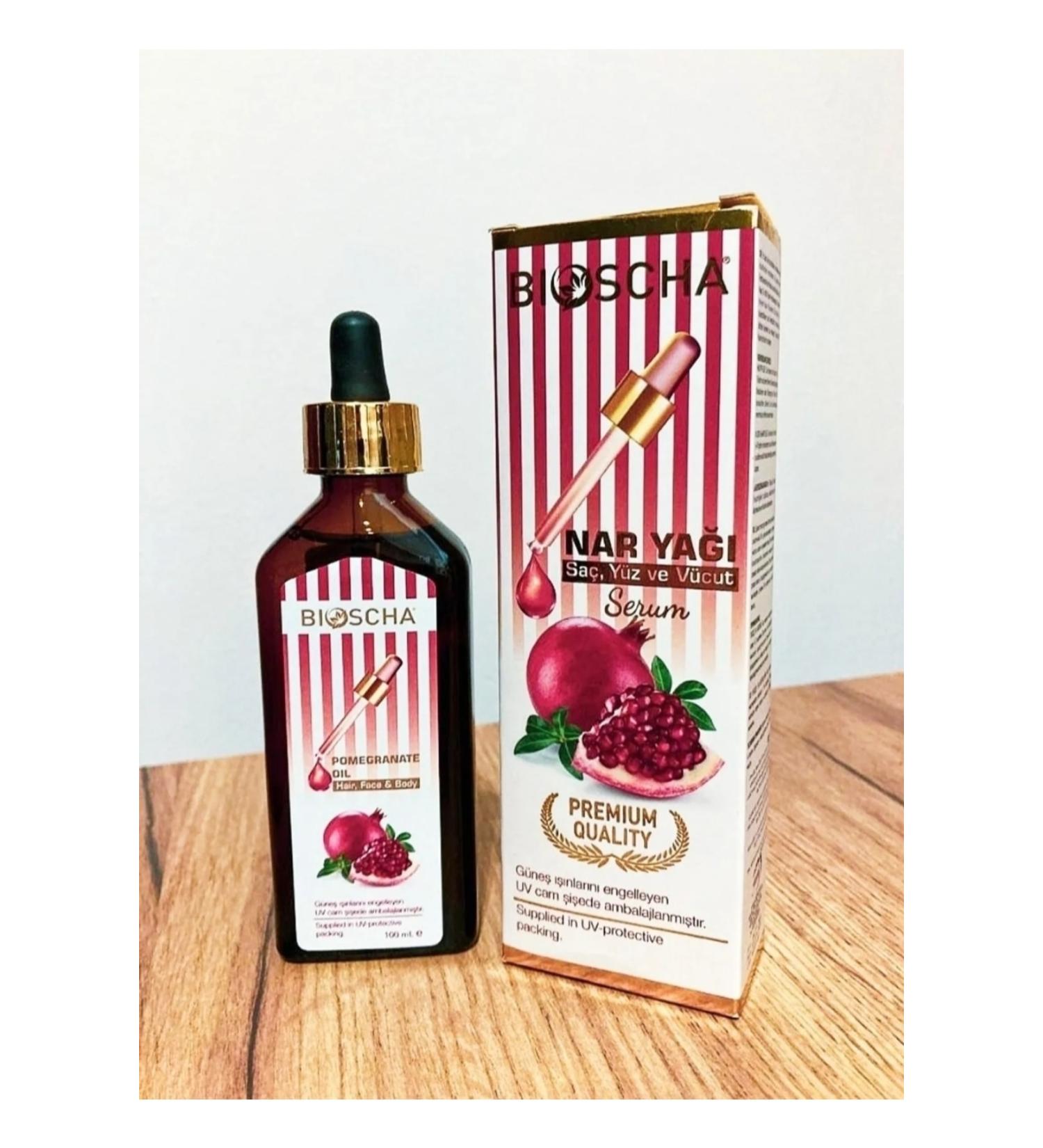 Bioscha Hair Face and Body Pomegranate Oil 100ml