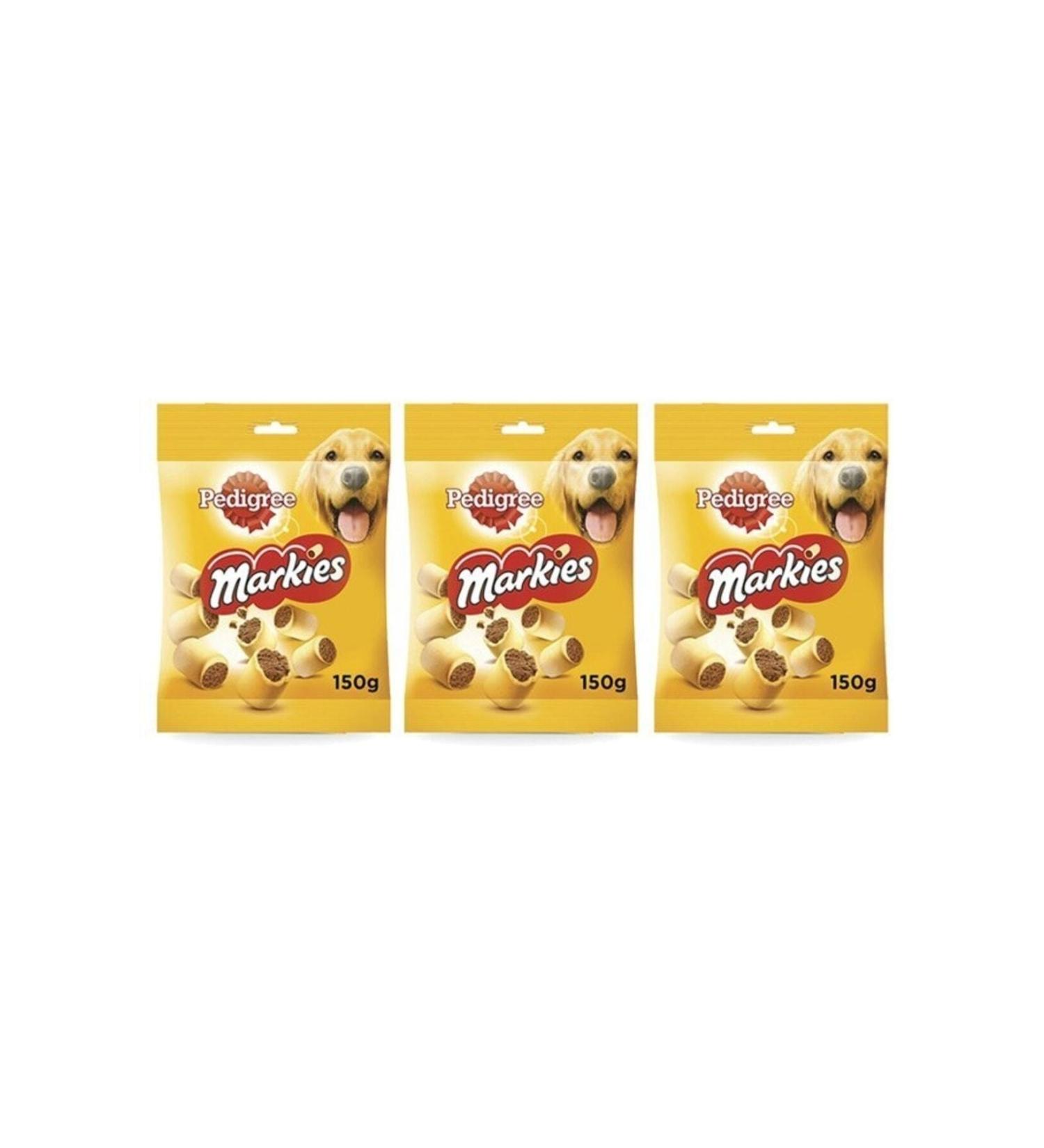 Pedigree Markies Biscuit Dog Reward Food 150 Gr X 3 Pieces