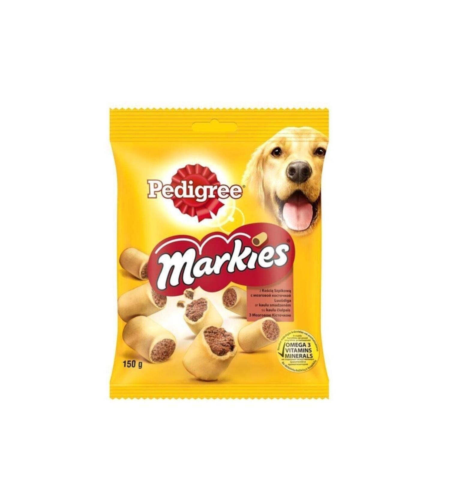 Pedigree 3 Pieces Markies Dog Reward Biscuits 150 Gr