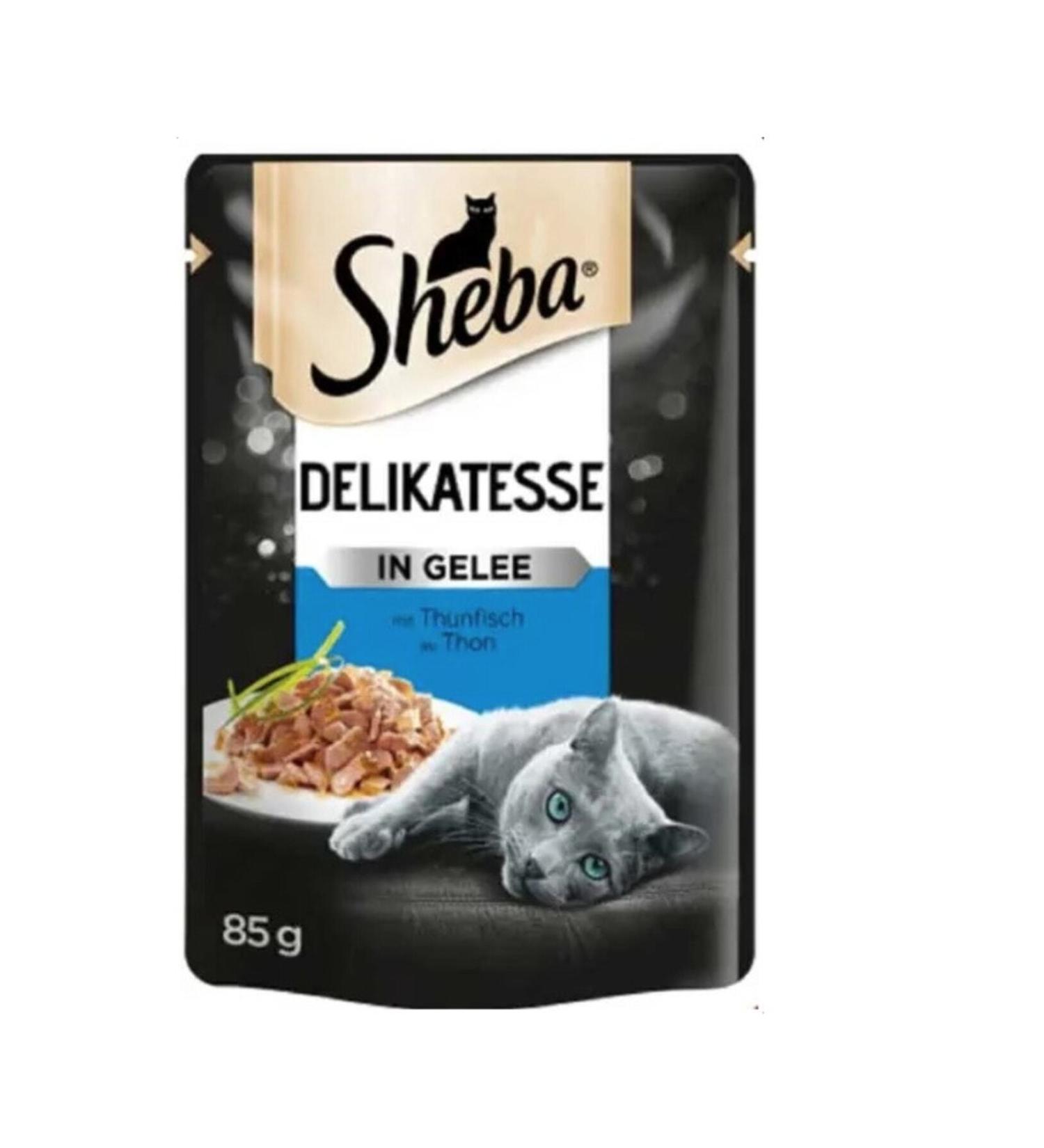 SHEBA Tuna Adult Cat Pouch Food 85 Gr X 12 Pieces