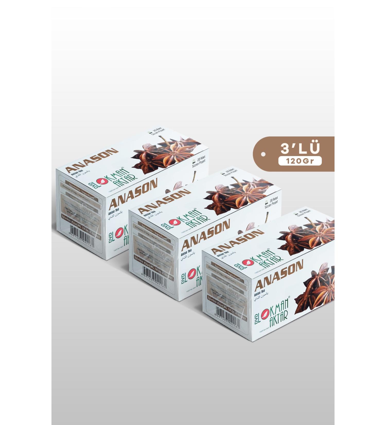 DVD Lokman Aktar Anise Tea 60 Tea Bags 120 gr