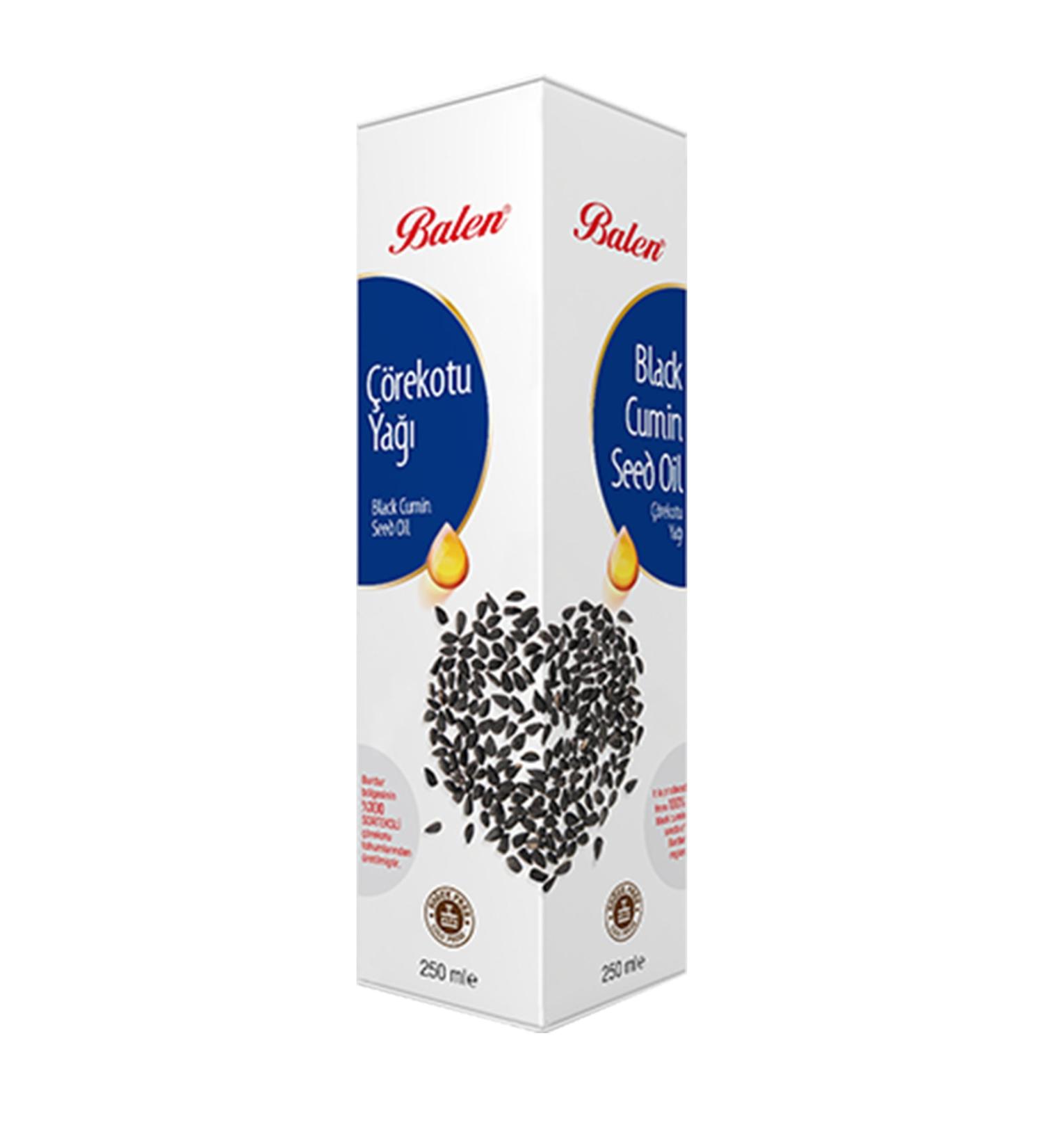 Balen Black Cumin Oil 250 Ml. Pure Black Cumin Oil in 250 Cc Glass Bottle