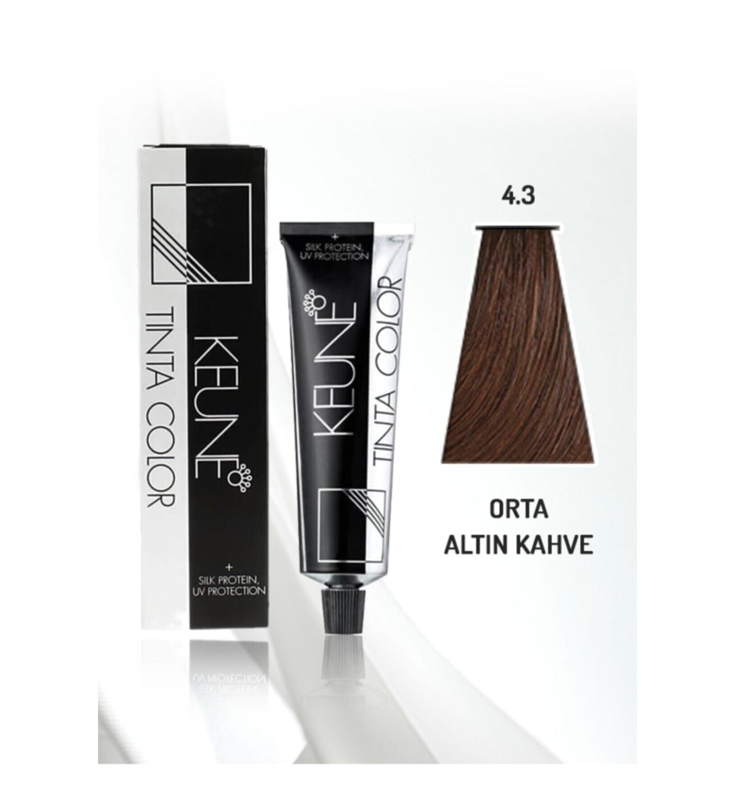 Keune Tinta Color Hair Dye 60ml | No - 4.3 Medium Brown Dore
