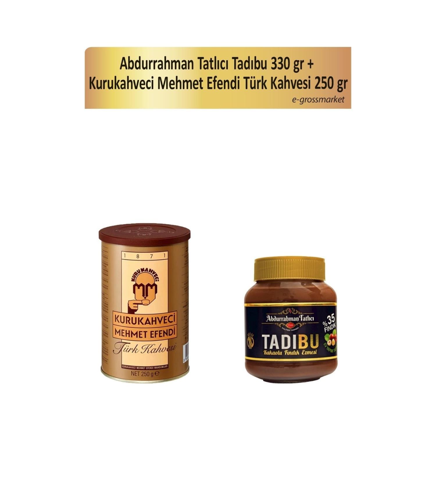 Abdurrahman Tatl c Tad bu 330 Gr + Kurukahveci Mehmet Efendi Turkish Coffee 250 Gr - Buy Online on GoSupps.com