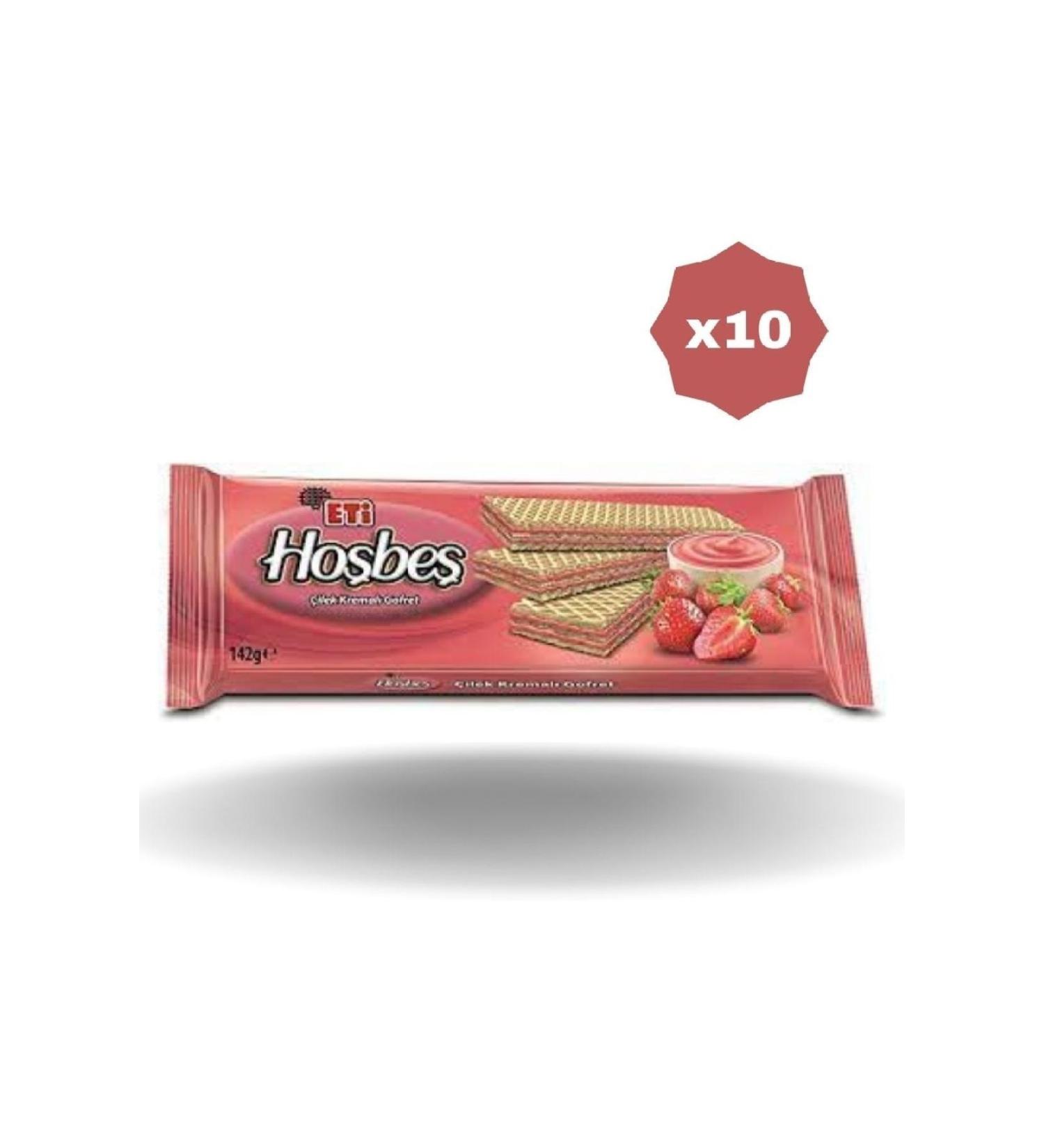 Eti Hosbe Strawberry 142 Gr X 10 Pieces